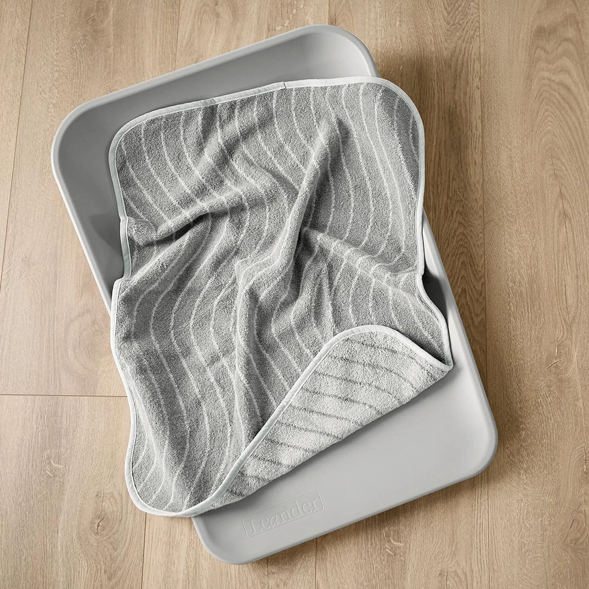 LEANDER Matty Organic Topper, Woodland, Sage Green - Image 2