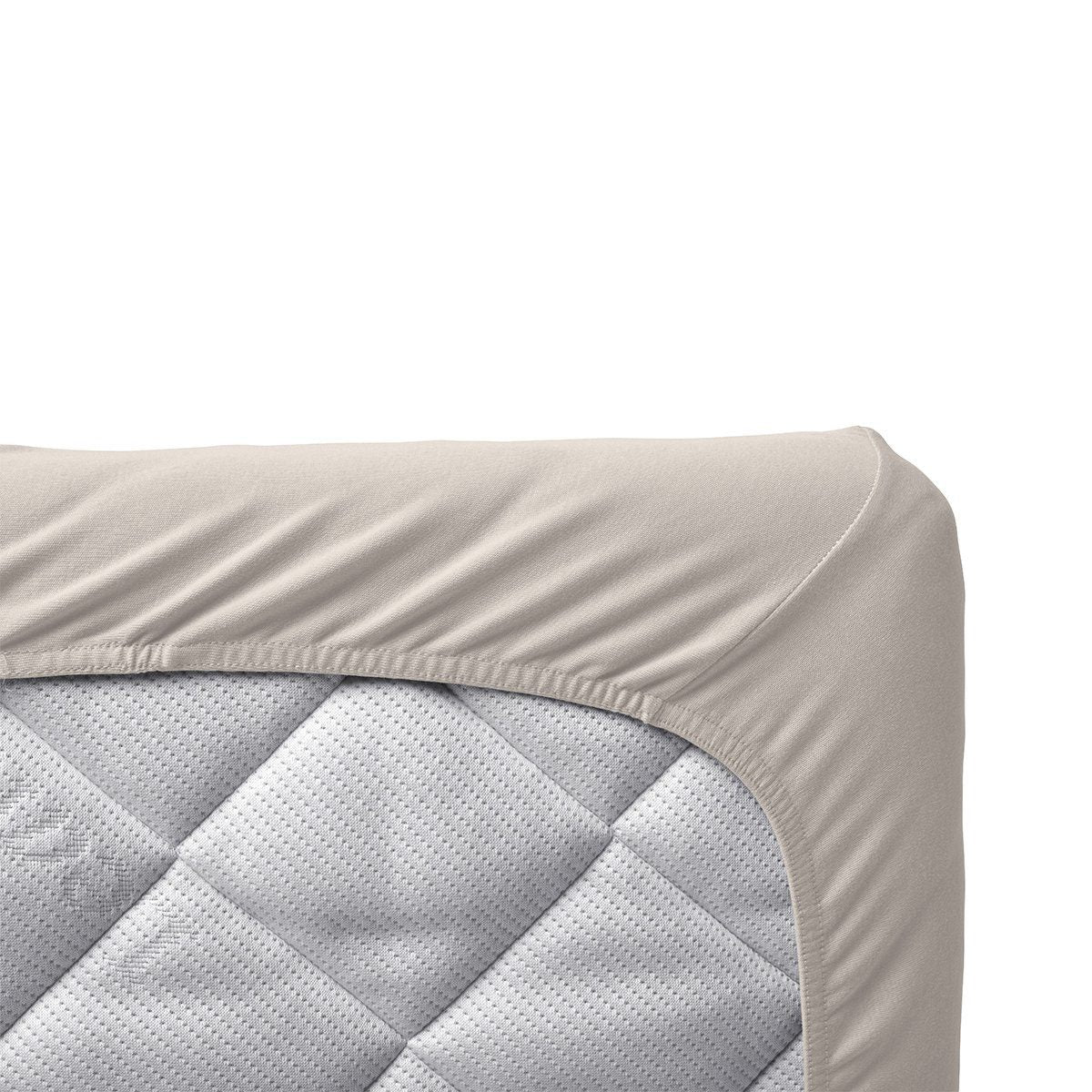 LEANDER Organic Cot Fitted Sheet, Cappuccino (2 Pack) - Image 4