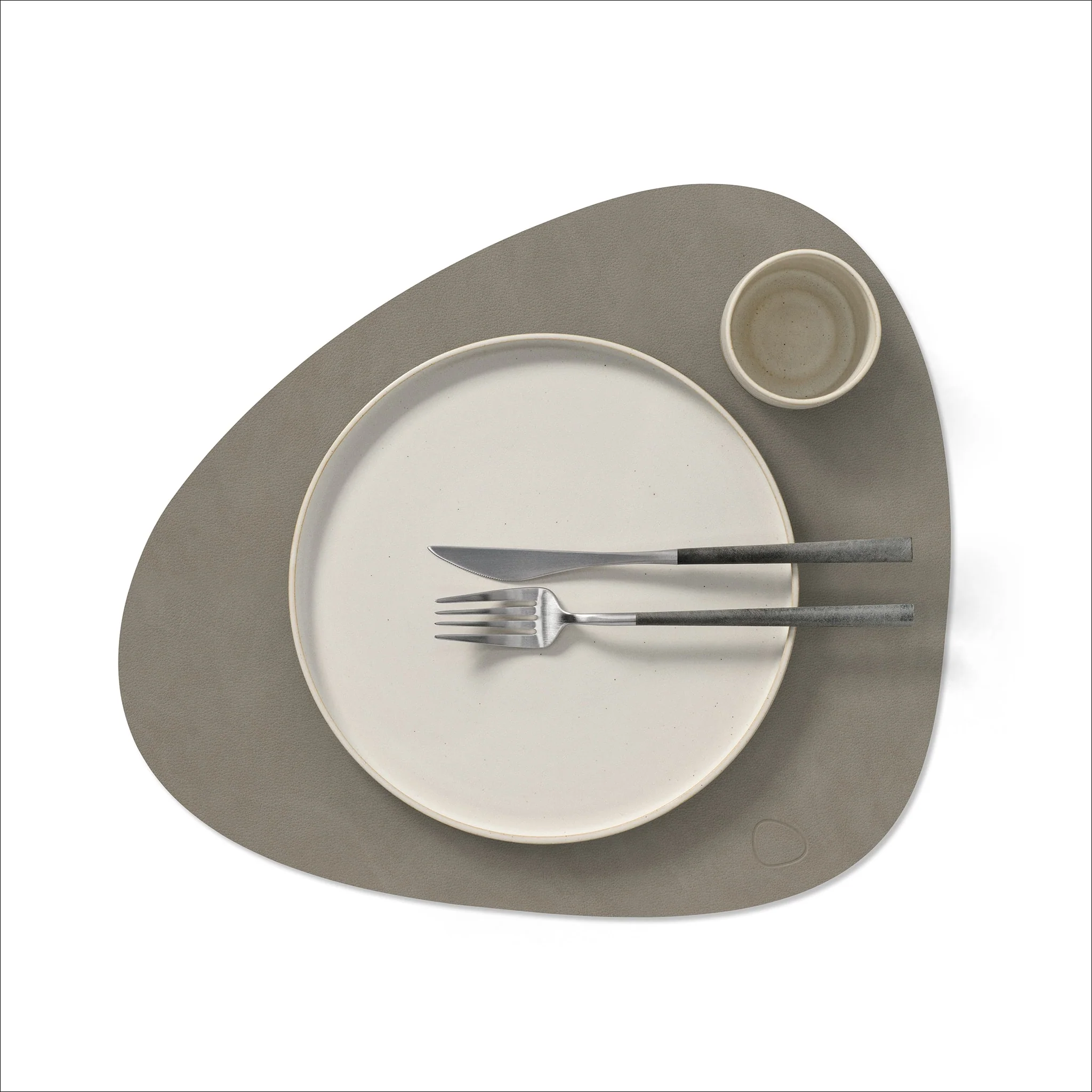 LIND DNA Nupo Curve Table Placemat L, Flint Grey - Image 4