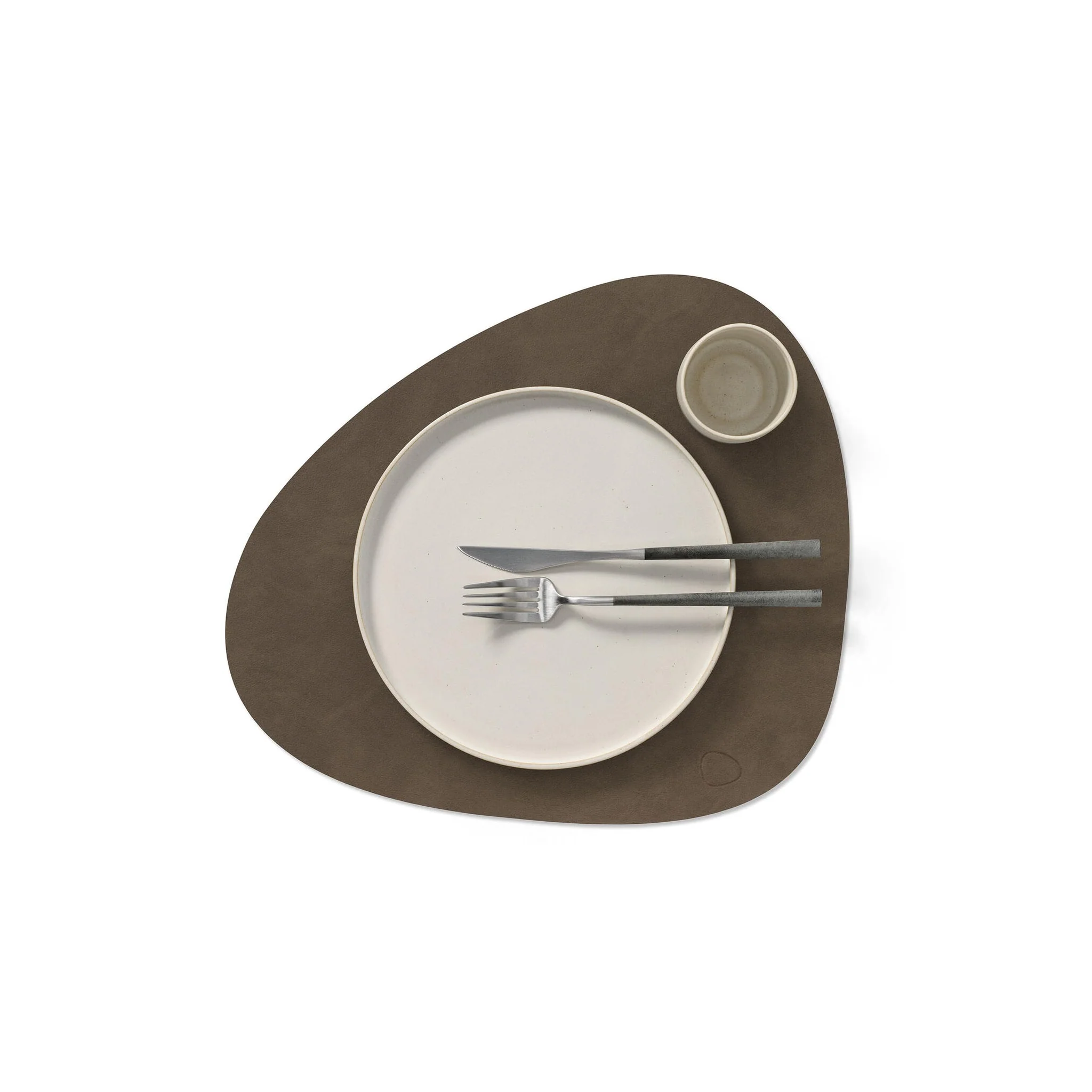 LIND DNA Nupo Curve Table Placemat L, Caviar - Image 3
