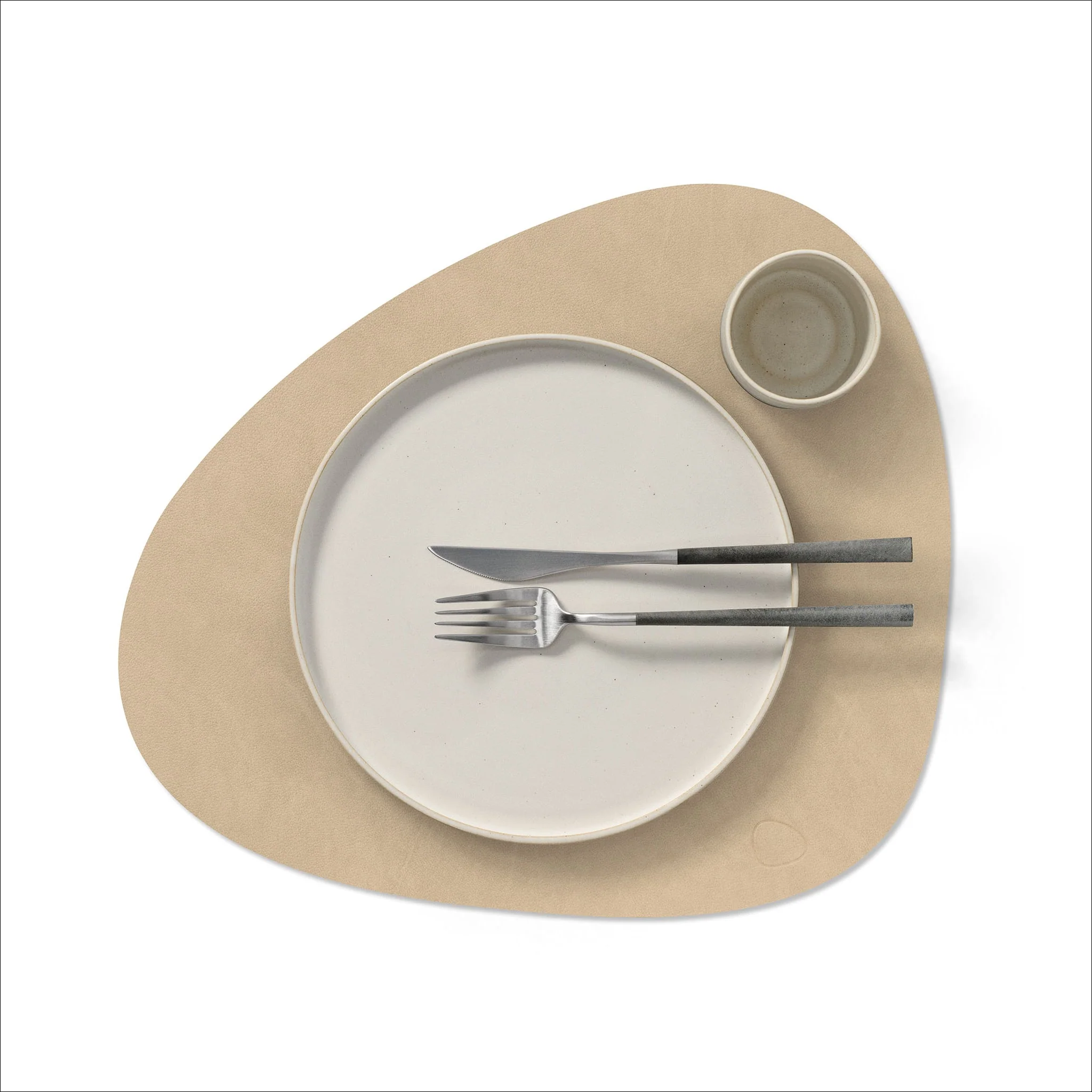 LIND DNA Nupo Curve Table Placemat L, Sand - Image 3