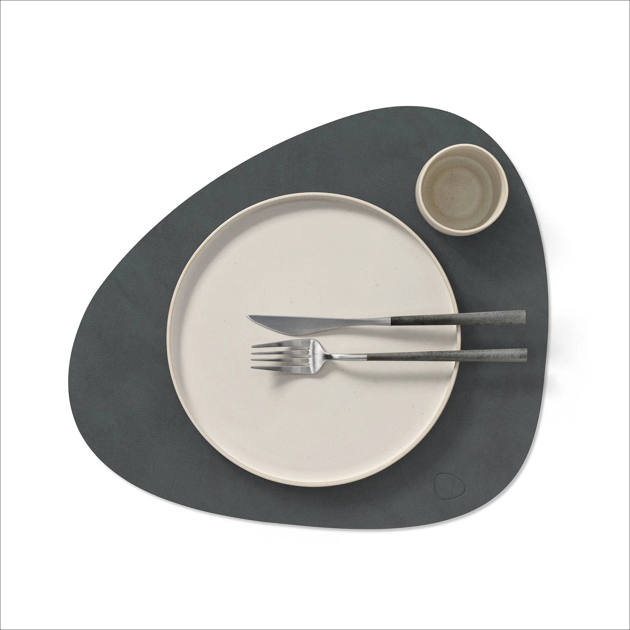 LIND DNA Nupo Curve Table Placemat L, Anthracite - Image 3