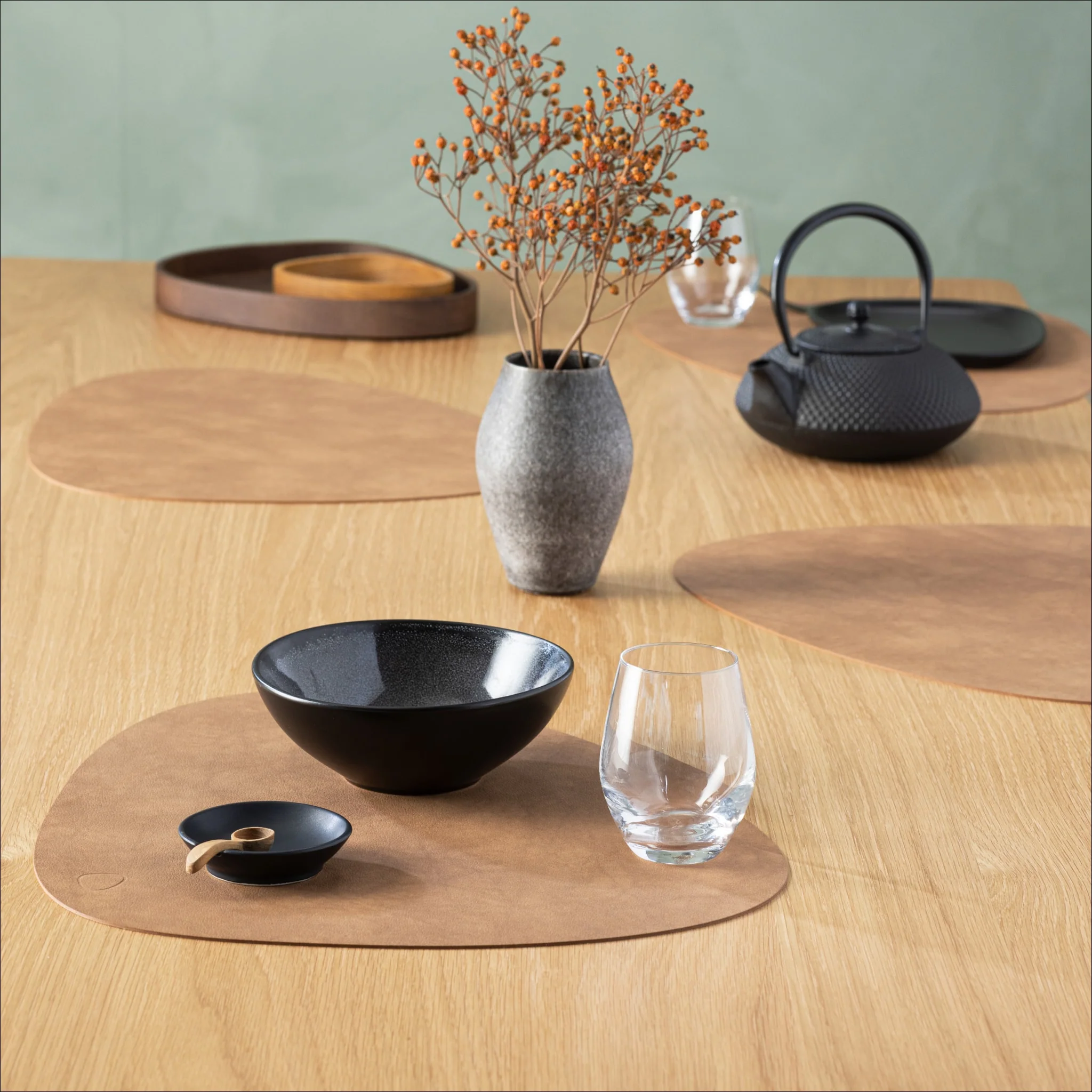 LIND DNA Nupo Curve Table Placemat L, Nature - Image 4