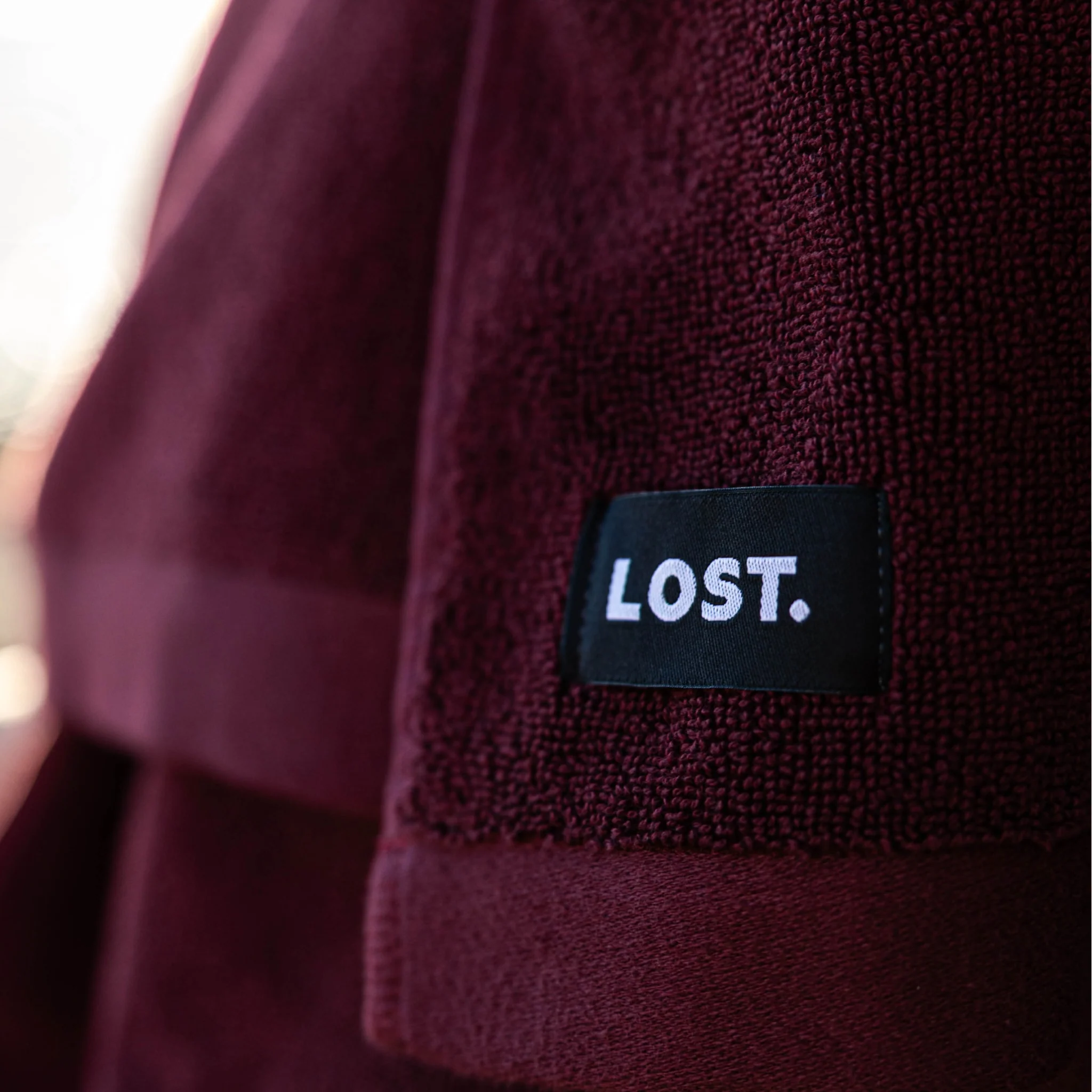 LOST TOWELS Bath Towel, 70x140cm, Mulberry - Image 8