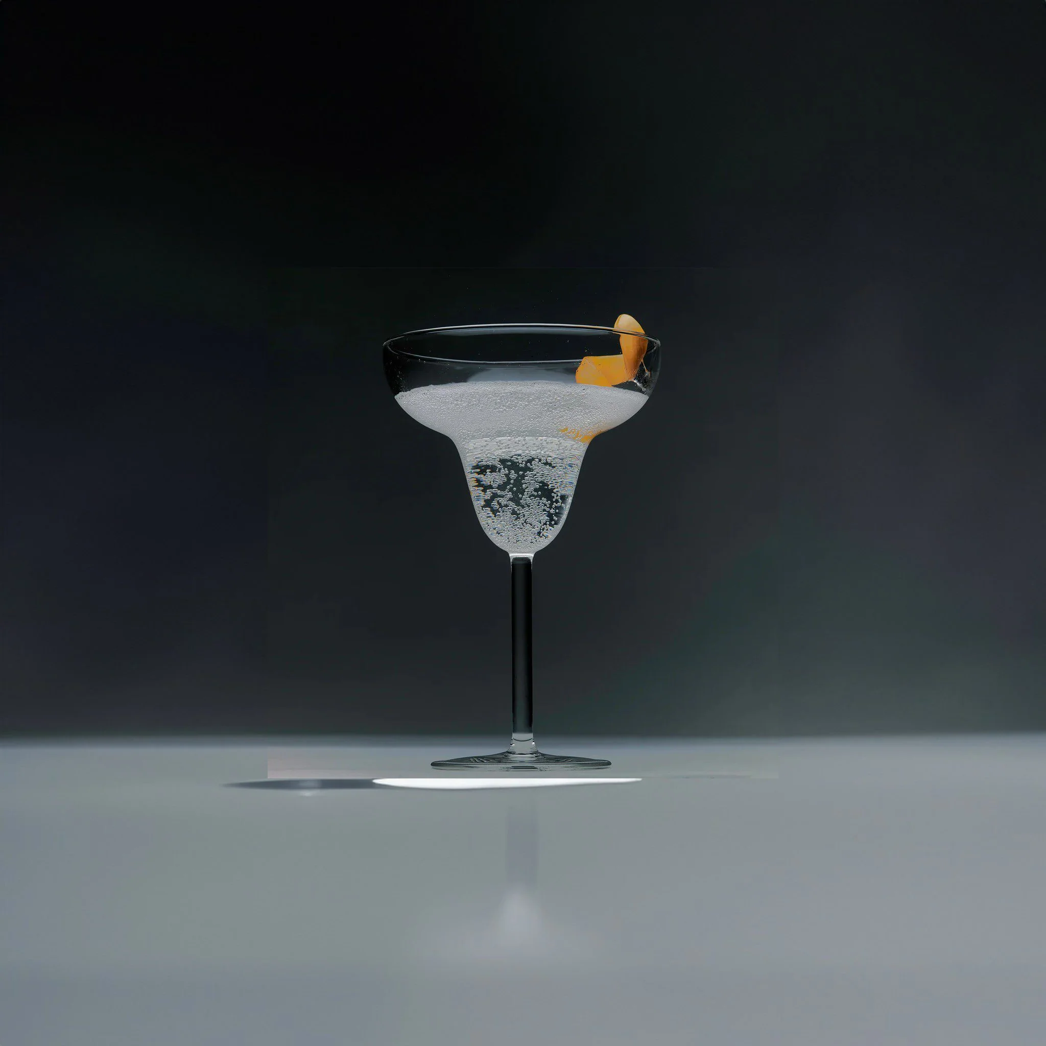 MAISON BALZAC Le Twist Cocktail Glass, Clear/Opaque Yellow - Image 4