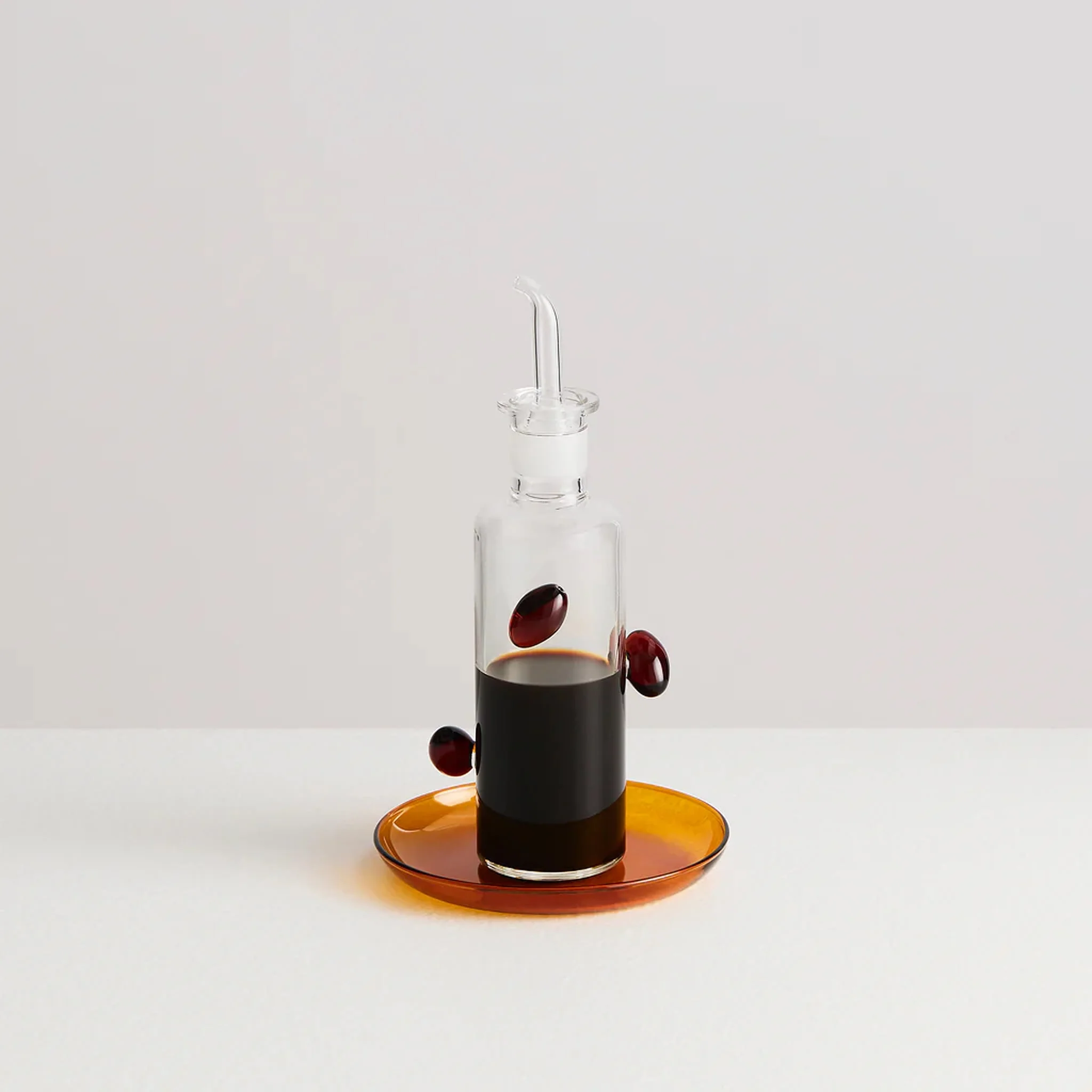 MAISON BALZAC The Balsamic Vinegar Bottle, Clear/Amber - Image 2