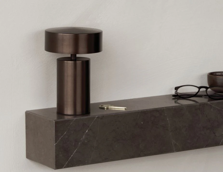 AUDO CPH Column Wireless Table Lamp, Bronze - Image 8