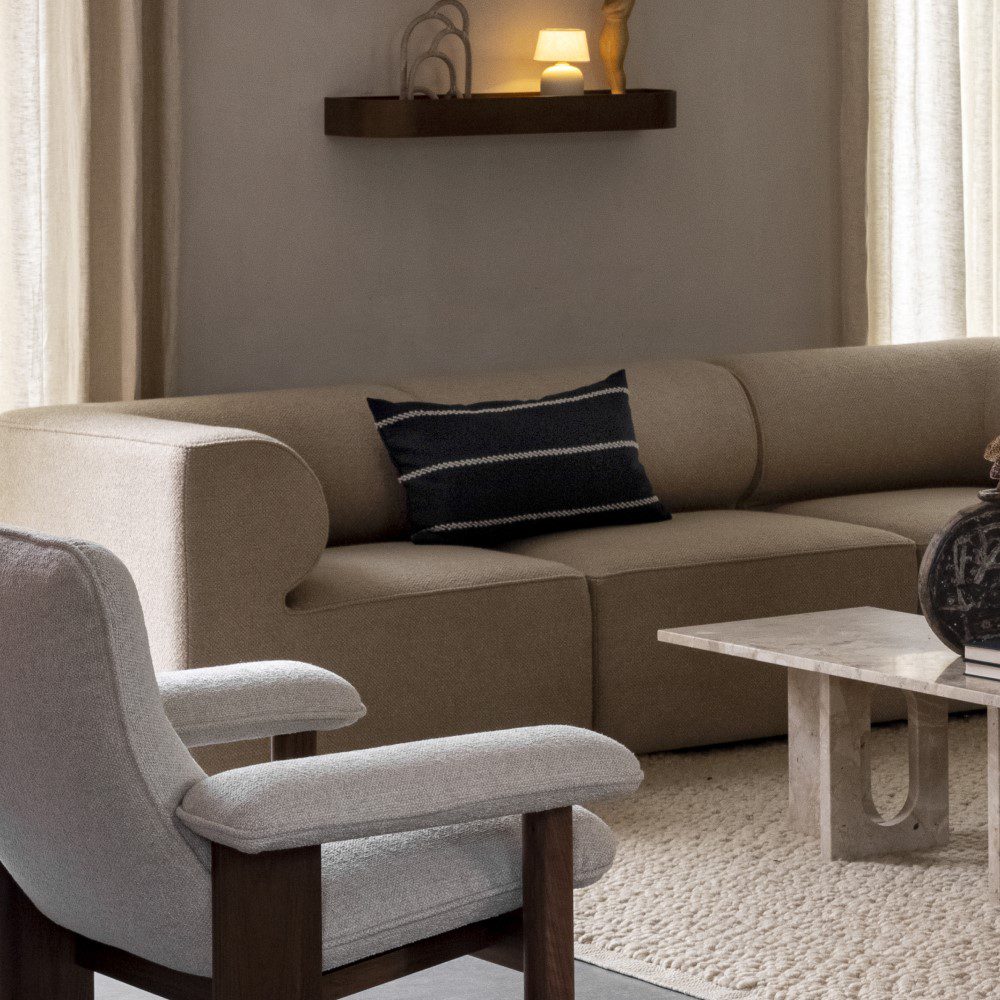 PRE-ORDER ¦ AUDO CPH Eave Modular 86 Sofa/Couch, Open Section (Depth 86cm), Module w/ Upholstery - Image 2