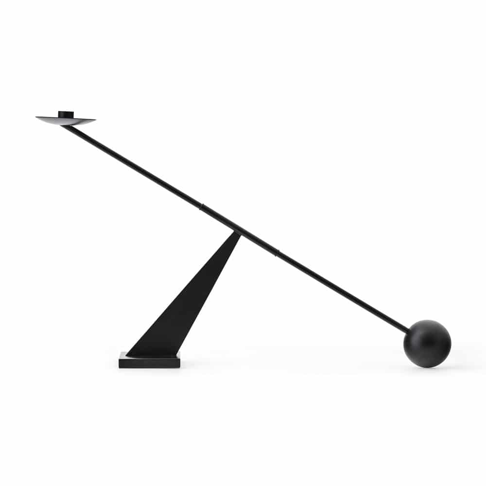 AUDO CPH Interconnect Candle Holder, W70cm, Black Steel - Image 7