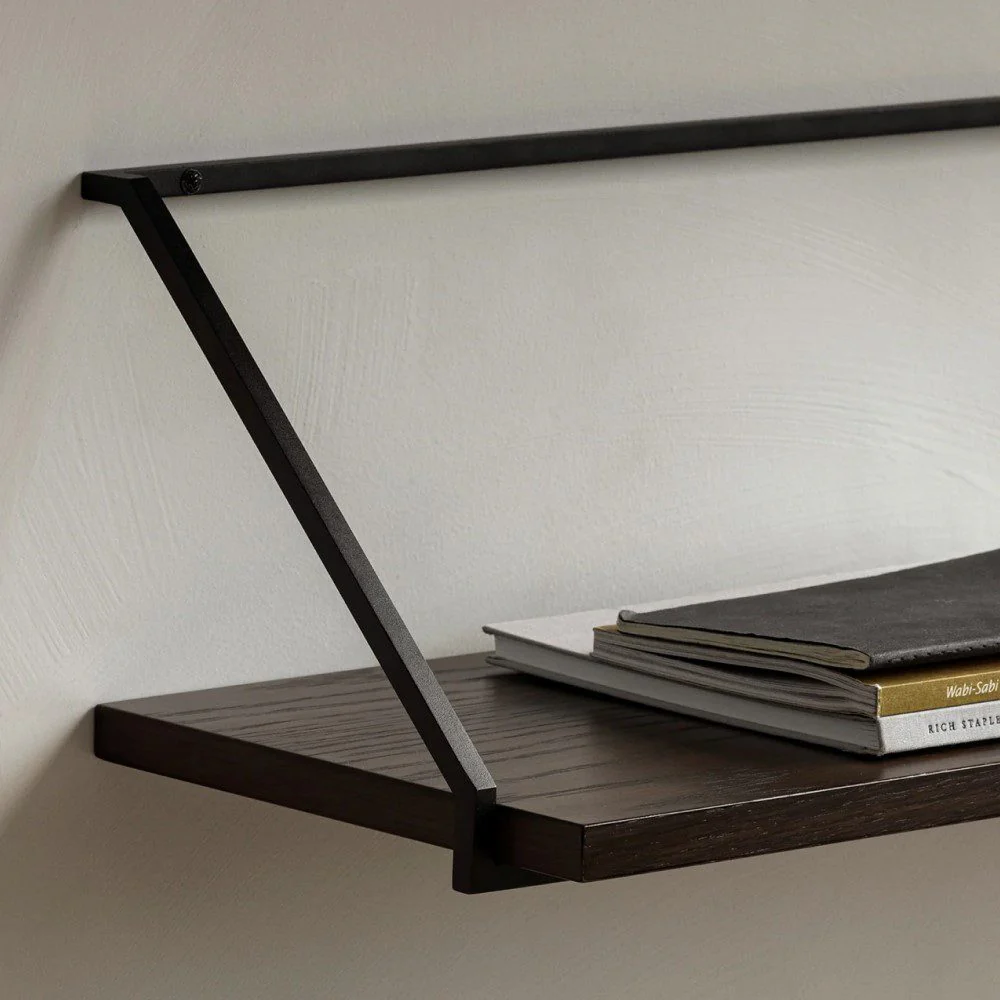 AUDO CPH Rail Desk, Black/Dark Stained Oak - Image 3