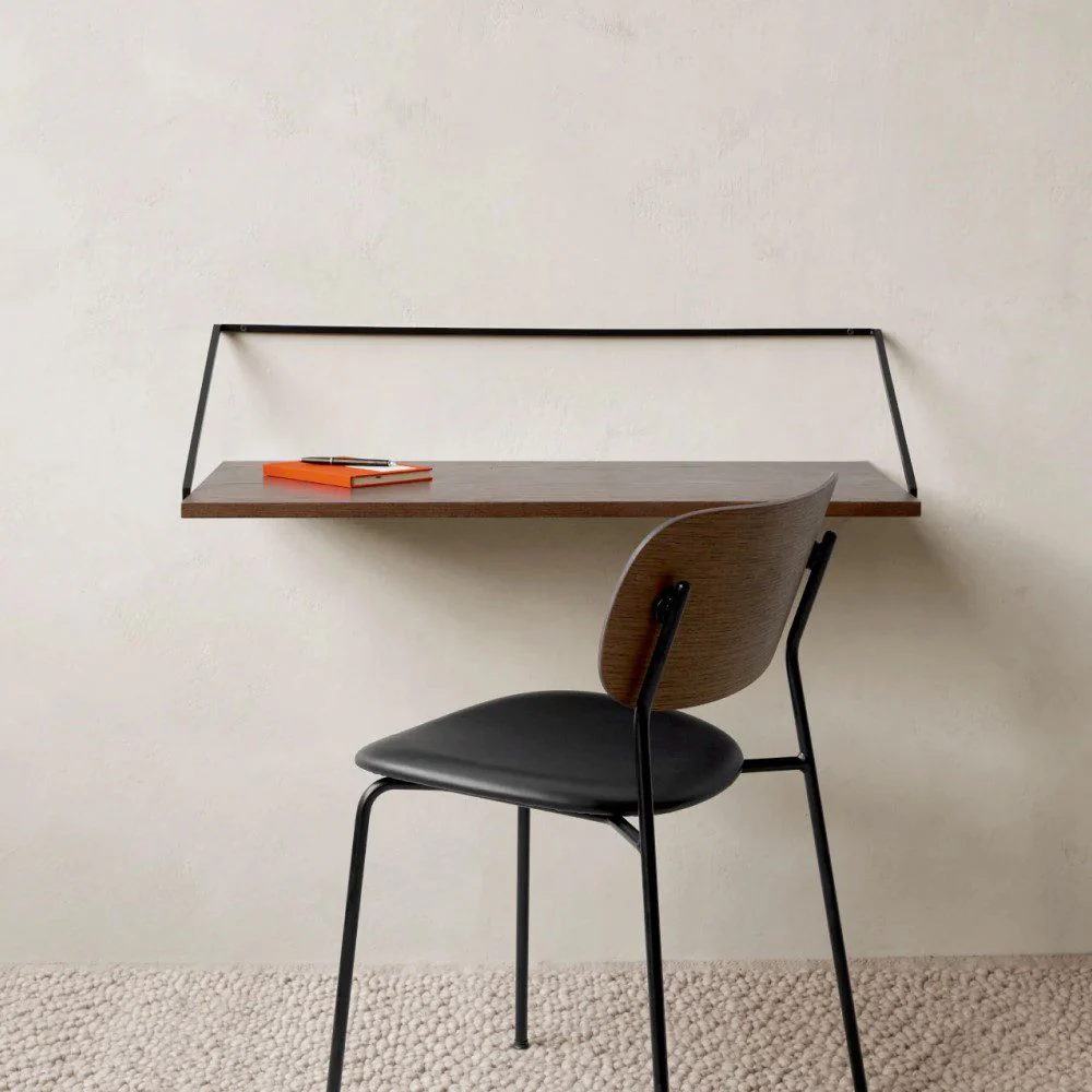 AUDO CPH Rail Desk, Black/Dark Stained Oak - Image 4