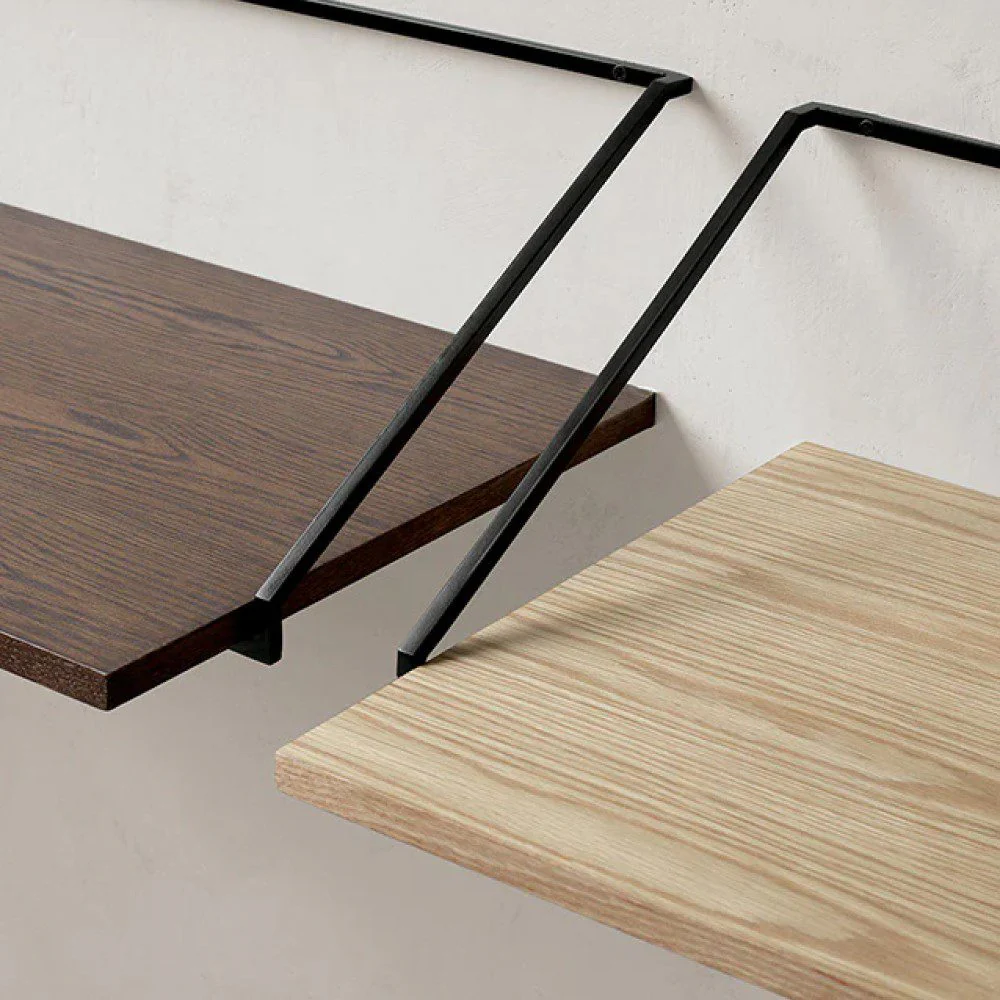 AUDO CPH Rail Desk, Black/Dark Stained Oak - Image 6
