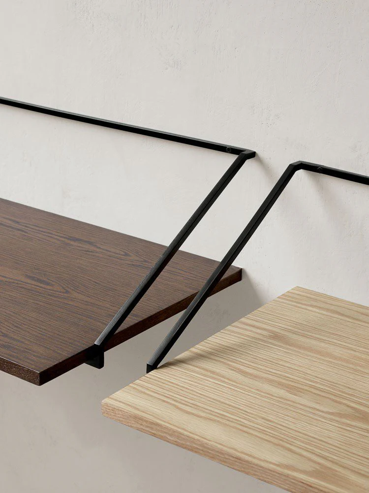 AUDO CPH Rail Desk, Black/Dark Stained Oak - Image 9
