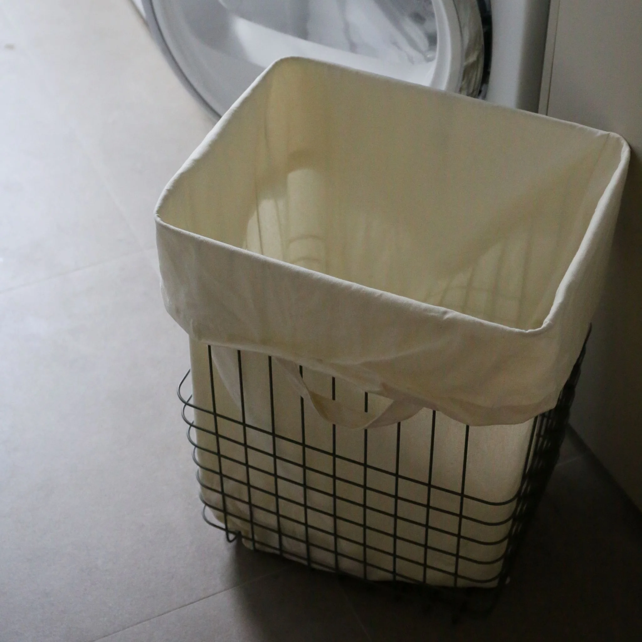 METTE DITMER Store-It Laundry Basket w./ Canvas Bag, Large, H50cm, Thyme Green - Image 4