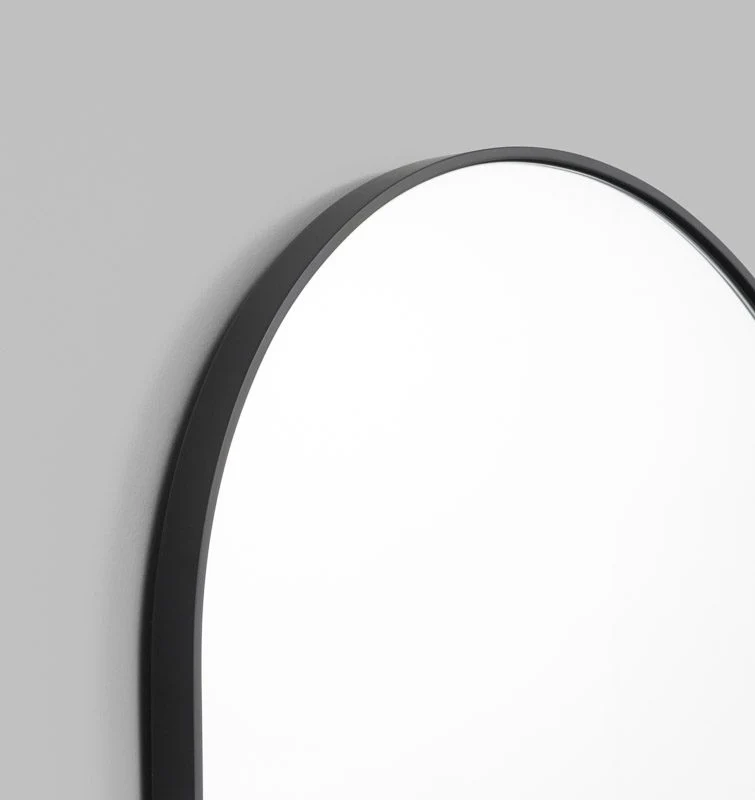 MIDDLE OF NOWHERE Bjorn Oval Mirror, Black, 50x145cm - Image 3