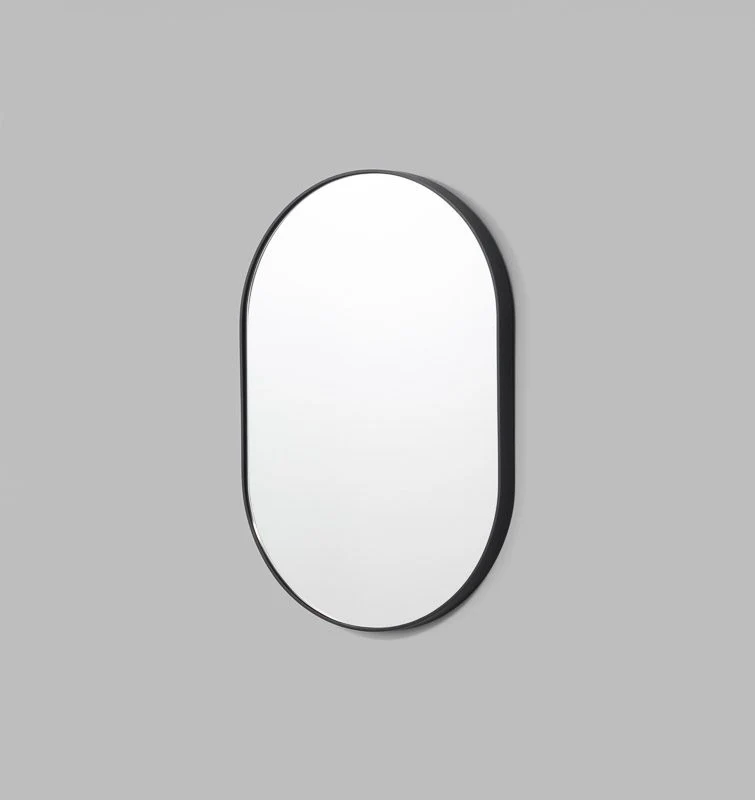 MIDDLE OF NOWHERE Bjorn Oval Mirror, Black, 50×75cm - Image 6
