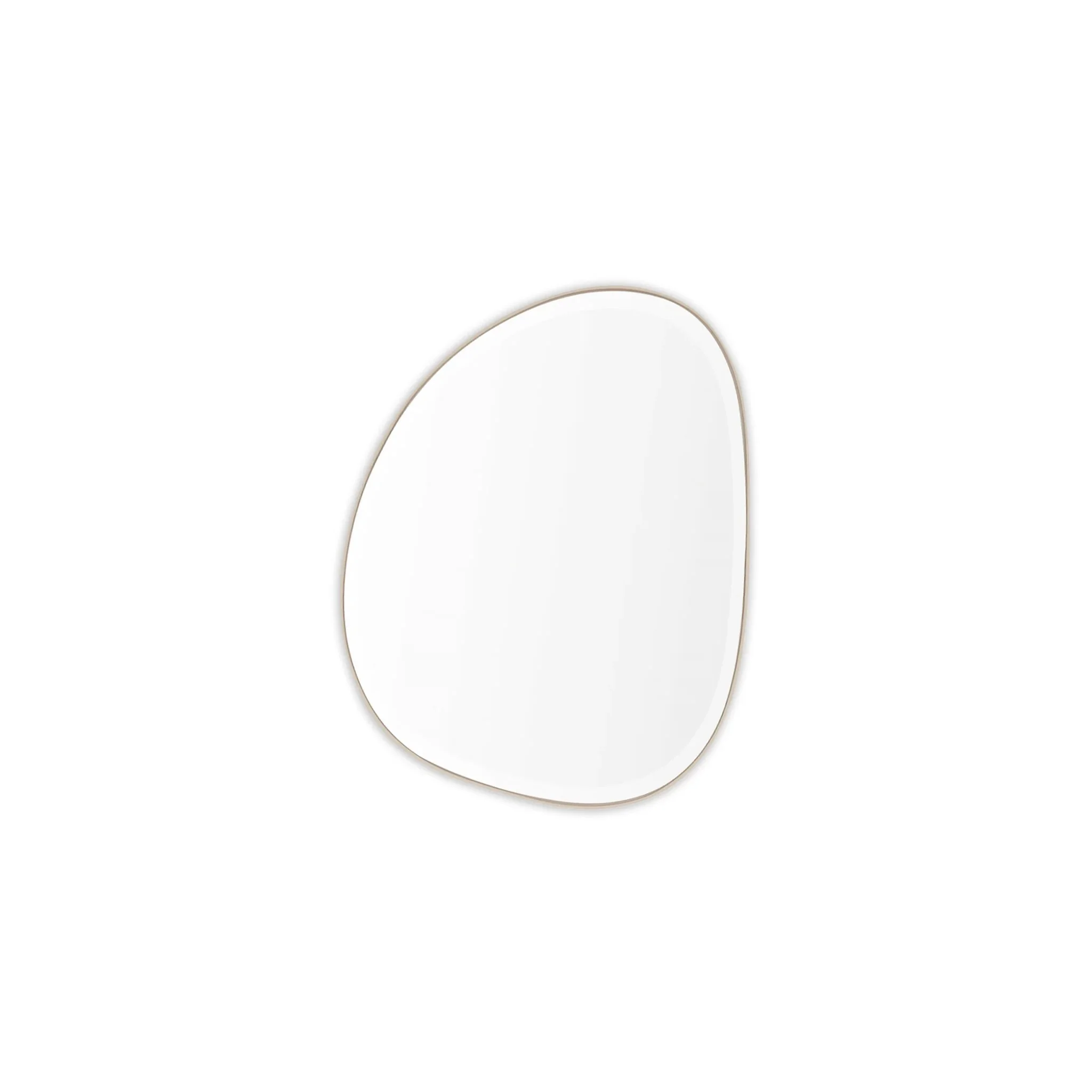 MIDDLE OF NOWHERE Pebble Mirror, Sand, 55x70cm