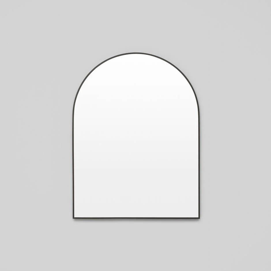 MIDDLE OF NOWHERE Simplicity Arch Mirror, Black, 65x85cm