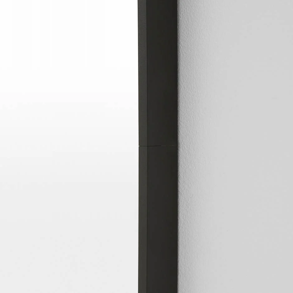 MIDDLE OF NOWHERE Simplicity Oval Mirror, Black, 40x135cm - Image 5