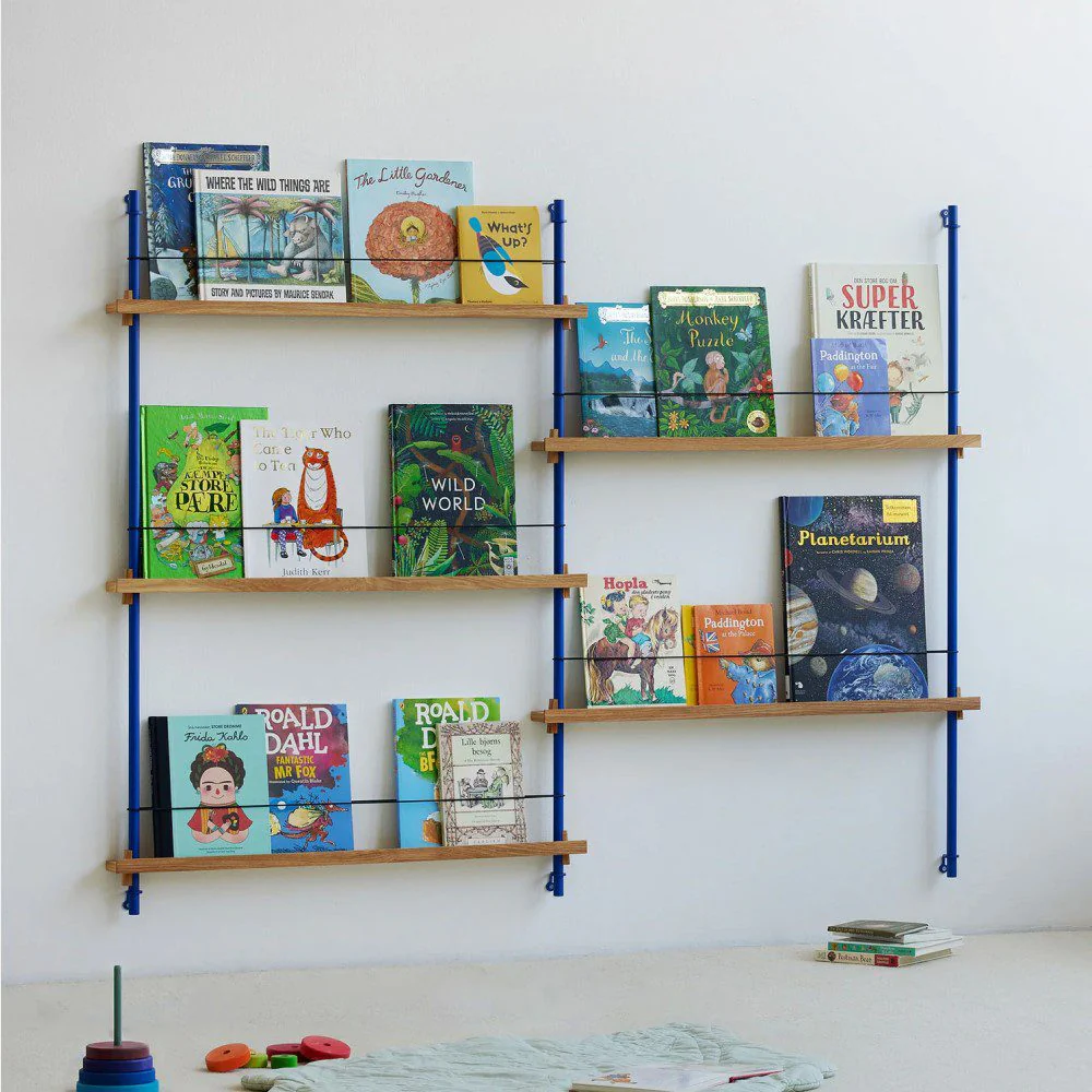 PRE-ORDER │ MOEBE Magazine Shelving, MS.115.2, Smoked Oak/Black - Image 3