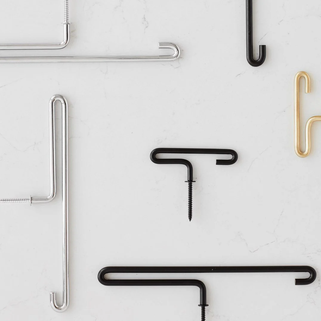 MOEBE Wall Hook, Small, Black (Set of 2) - Image 2