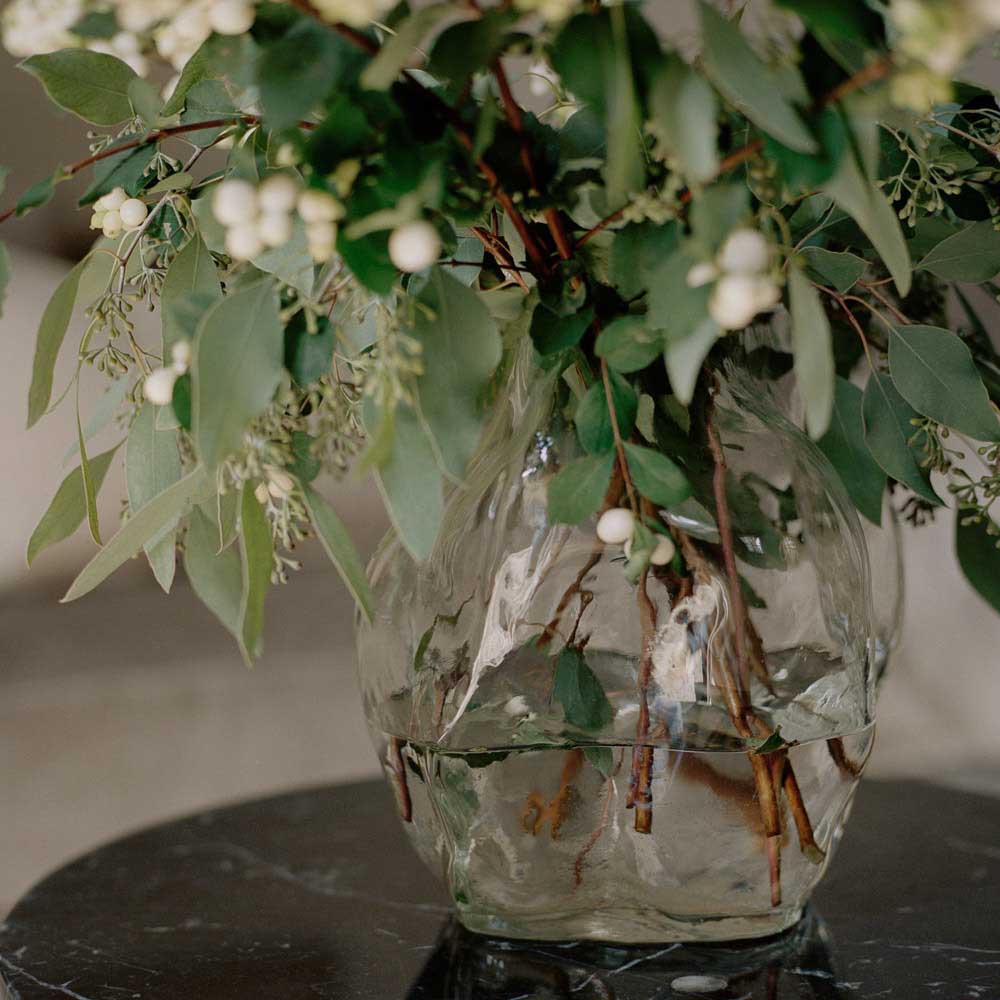 NEW WORKS Blaehr Vase Large, Clear Glass - Image 4