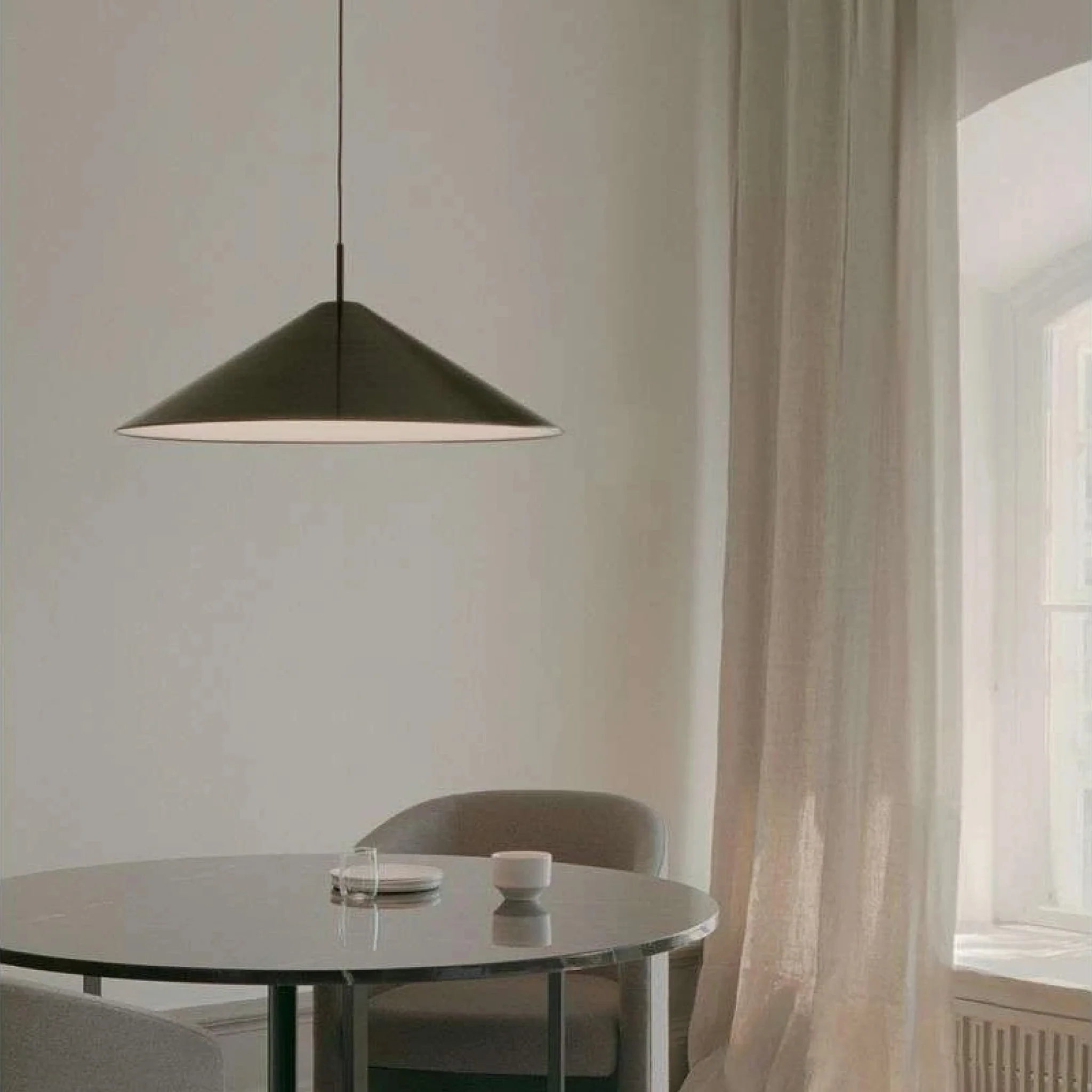 PRE-ORDER │ NEW WORKS Brolly Pendant, Ø70cm, Anodised Aluminium