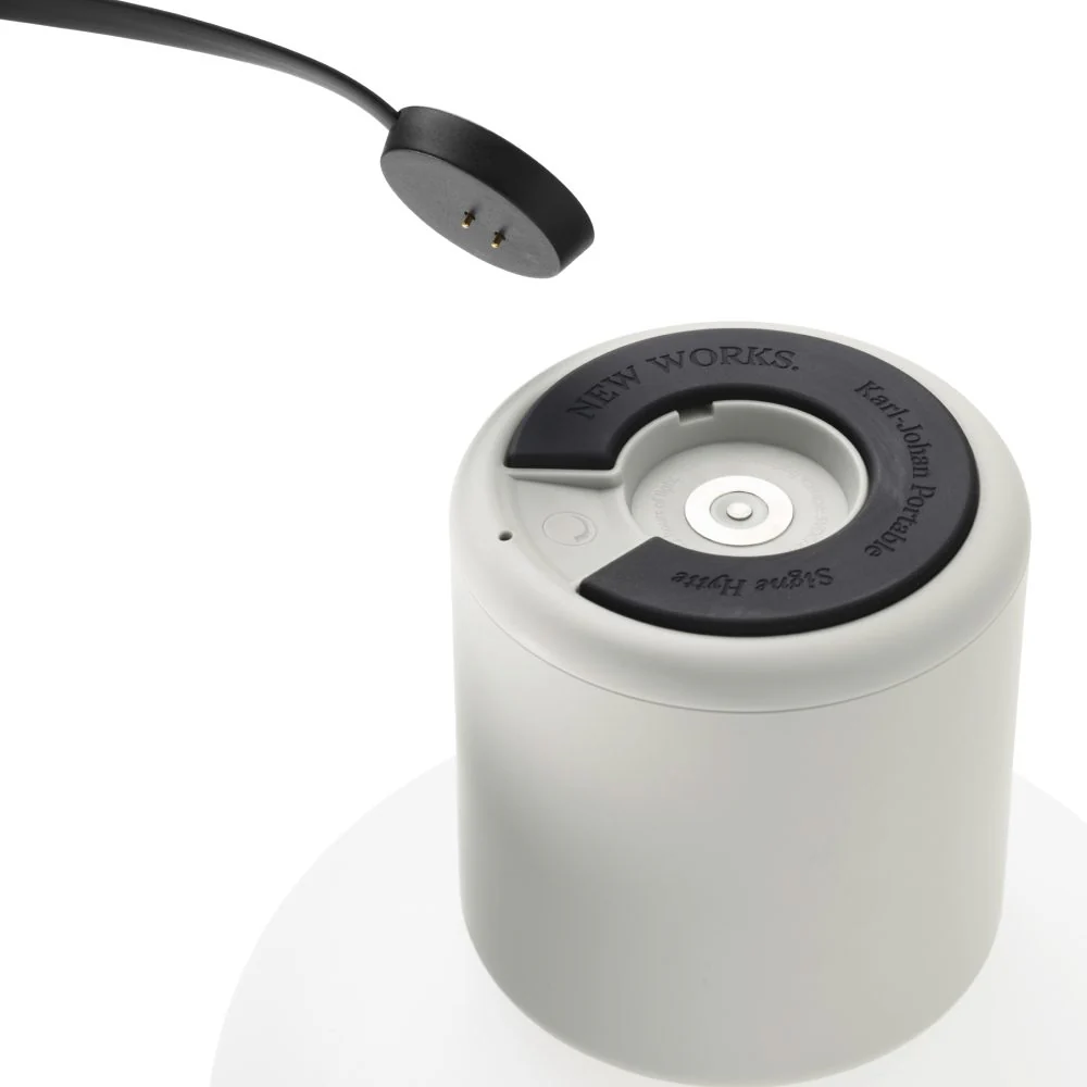 NEW WORKS Karl-Johan Portable Lamp, Light Grey - Image 6