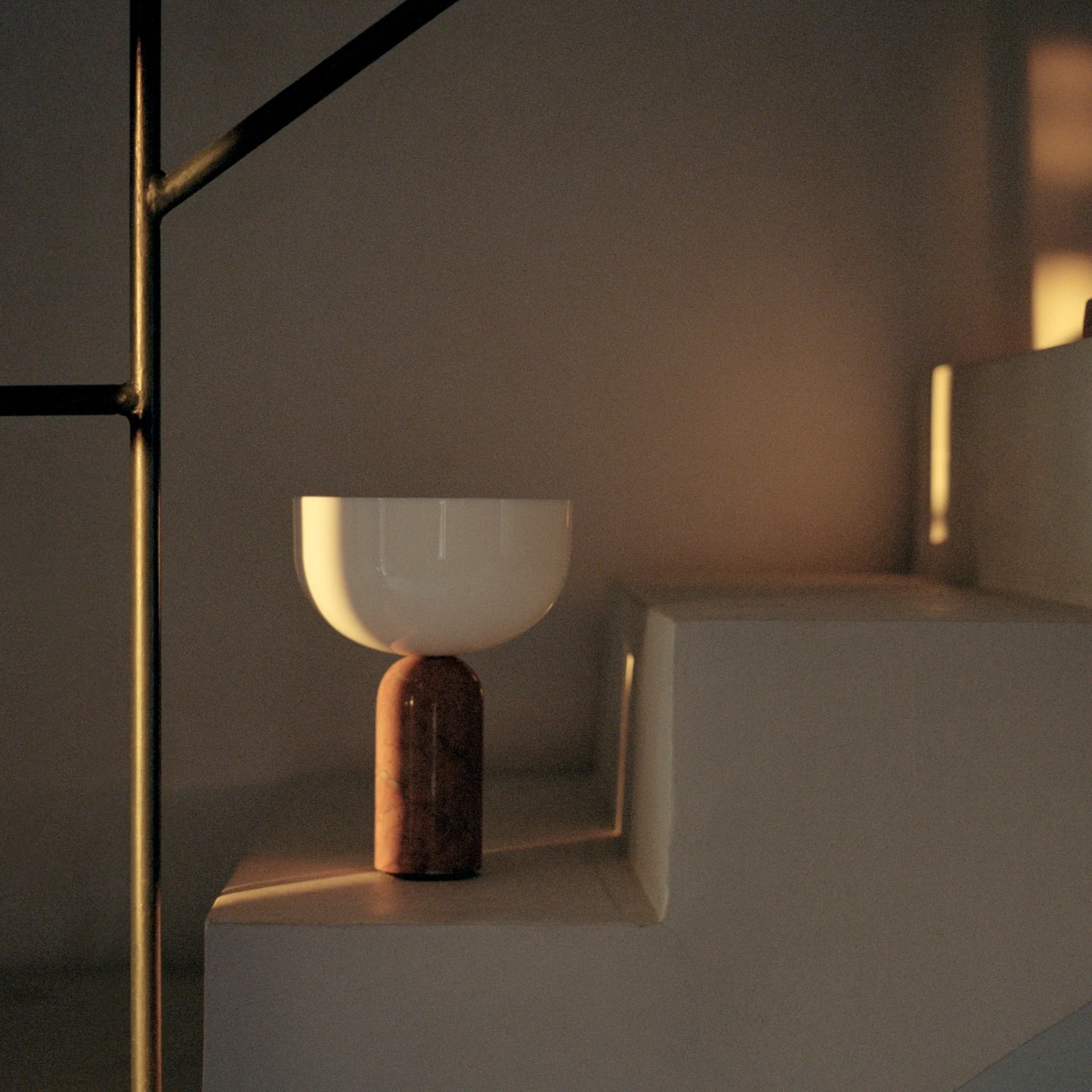 NEW WORKS Kizu Portable Table Lamp, Breccia Pernice - Image 8