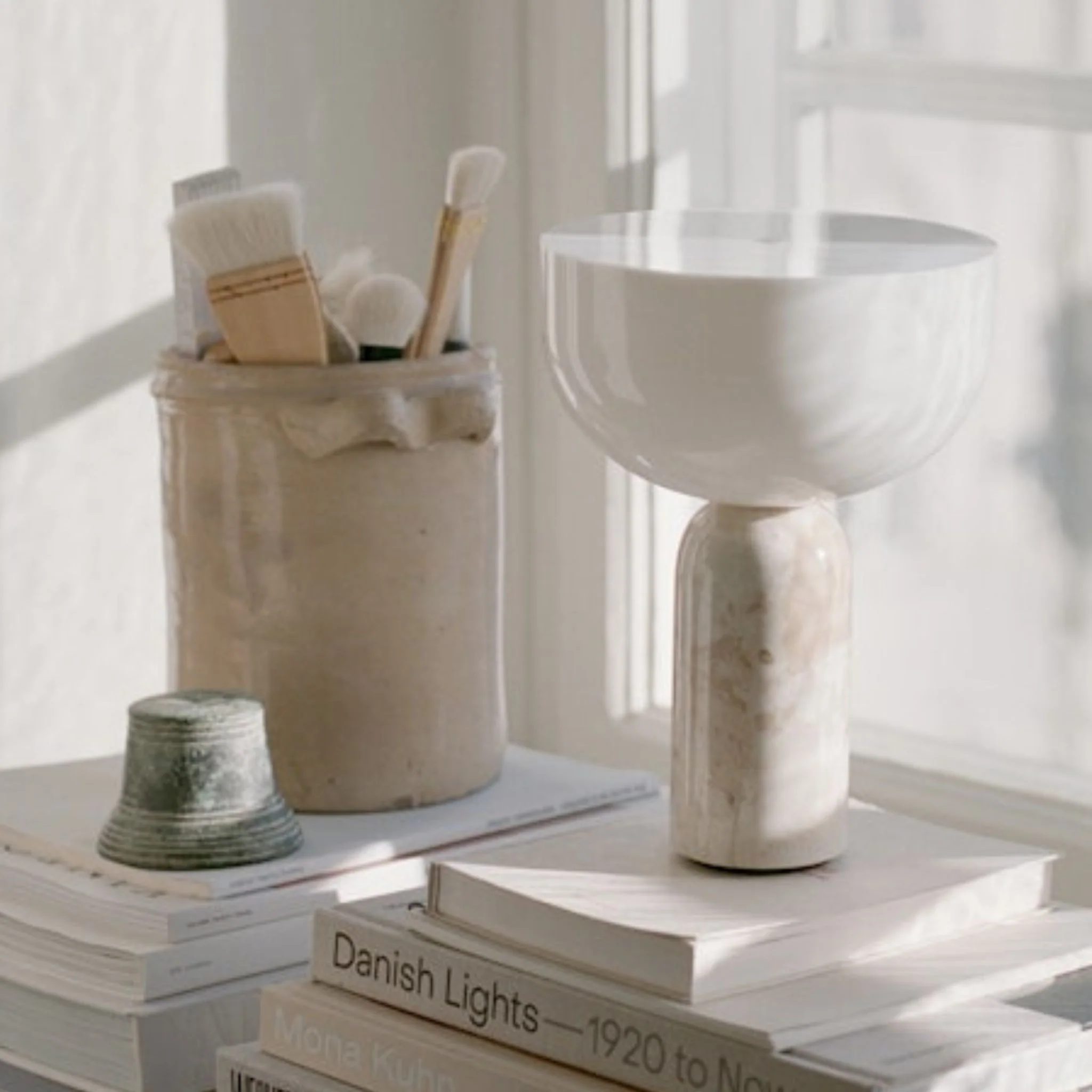 NEW WORKS Kizu Portable Table Lamp, Kunis Breccia - Image 6
