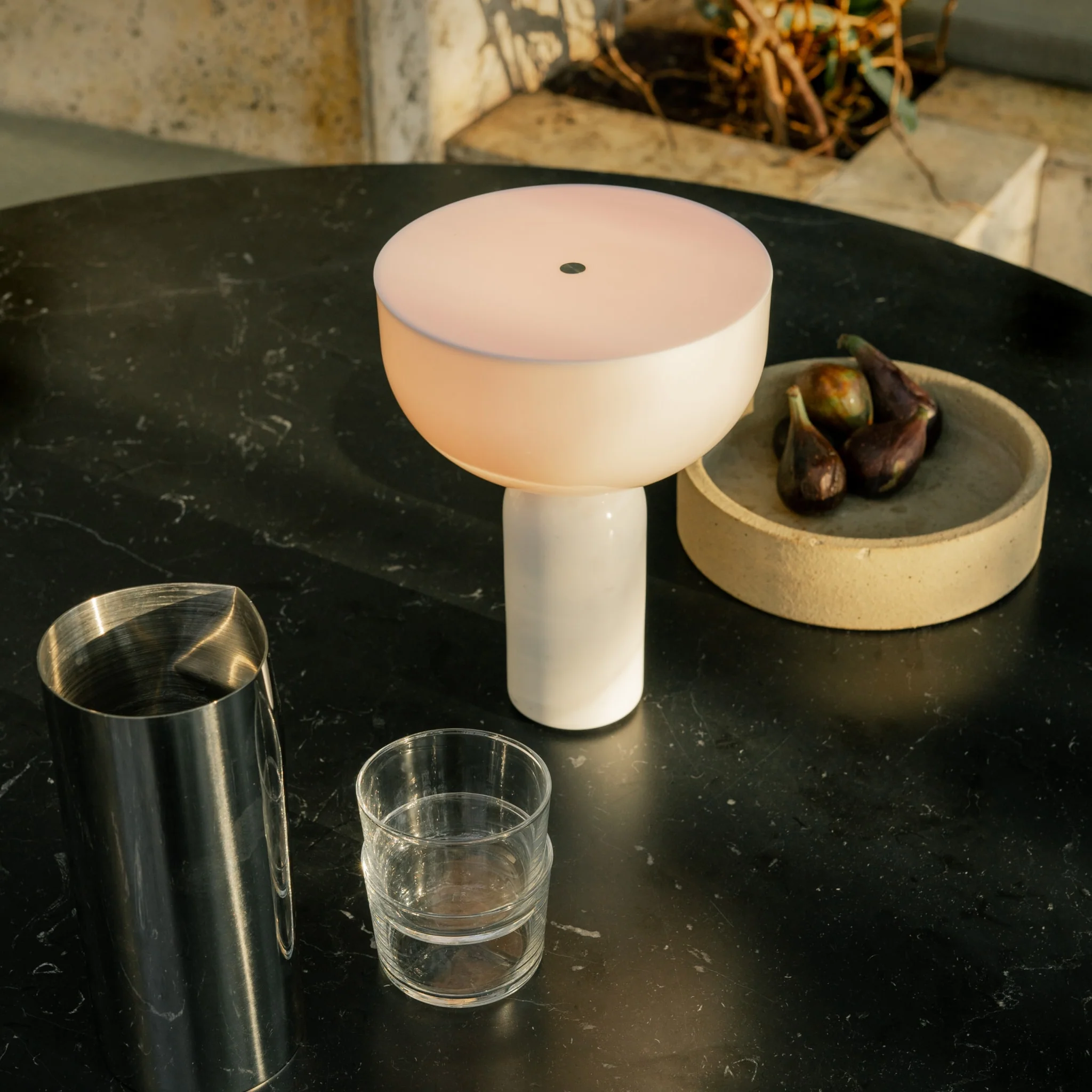 NEW WORKS Kizu Portable Table Lamp, White Marble - Image 7