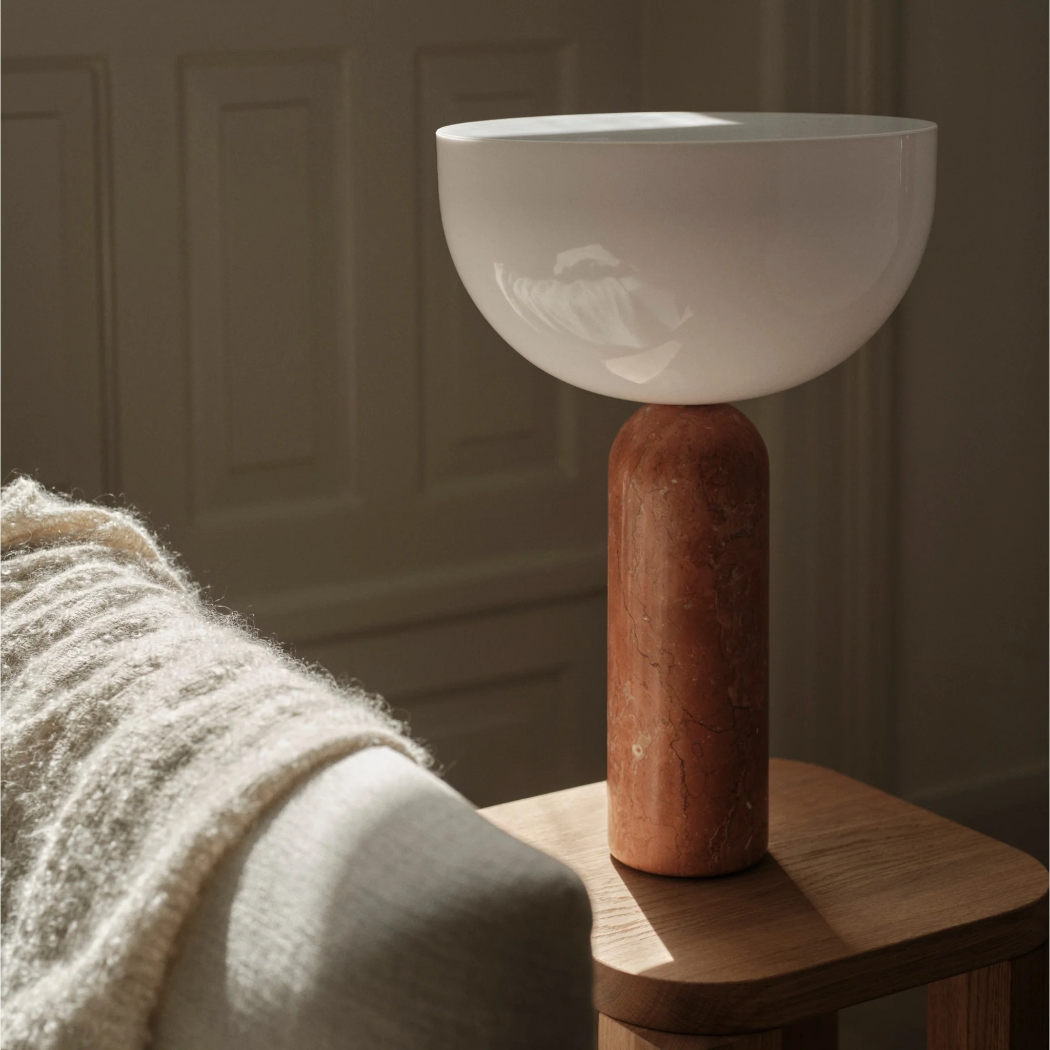 NEW WORKS Kizu Table Lamp, Breccia Pernice, Large - Image 5