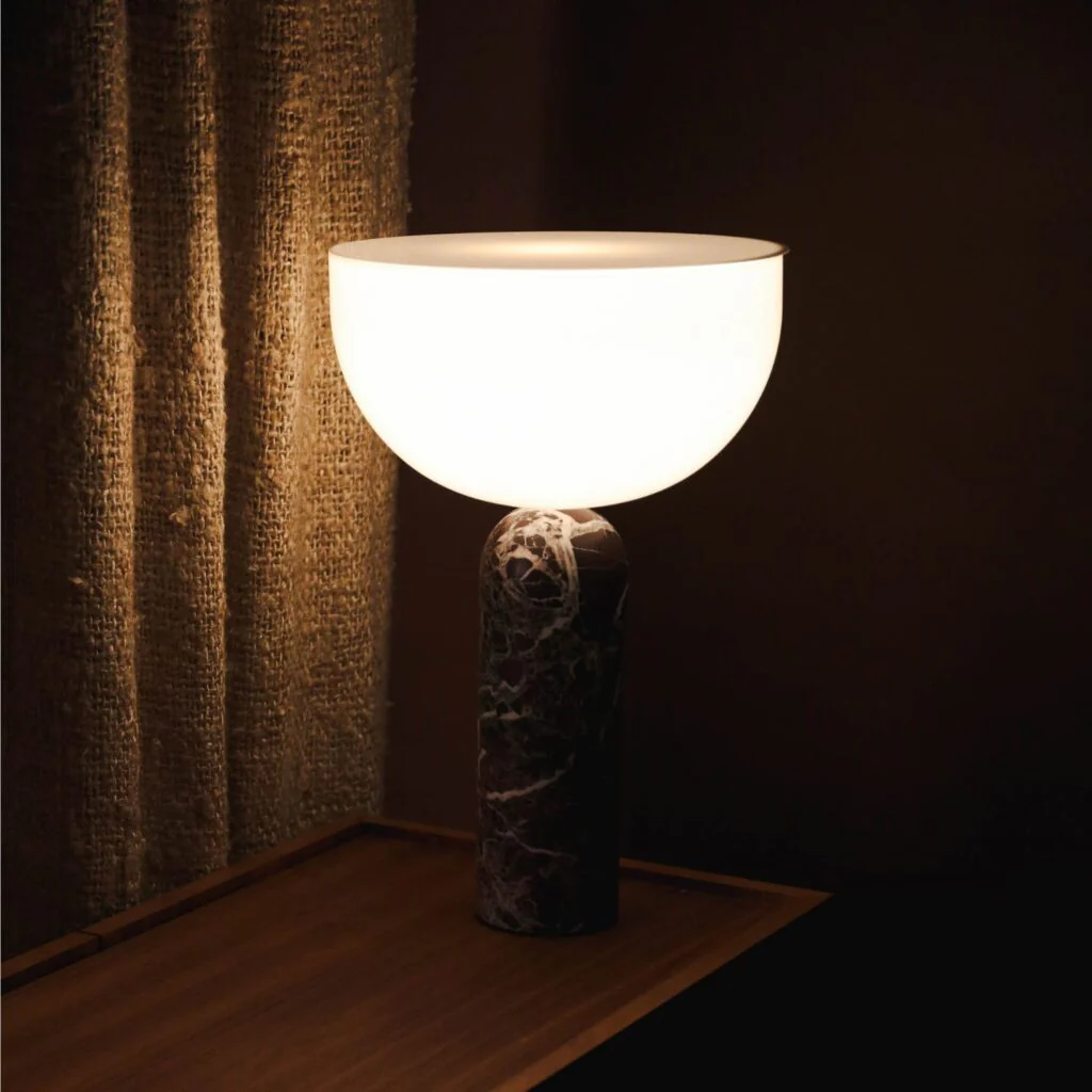 NEW WORKS Kizu Table Lamp, Rosso Levanto, Large - Image 3