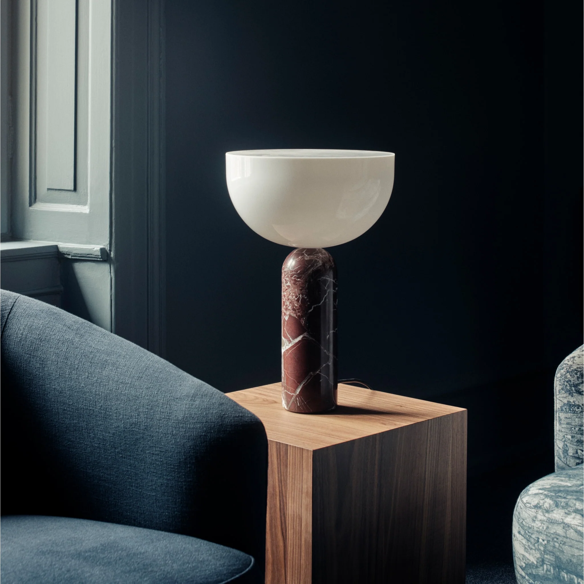 NEW WORKS Kizu Table Lamp, Rosso Levanto, Large - Image 5