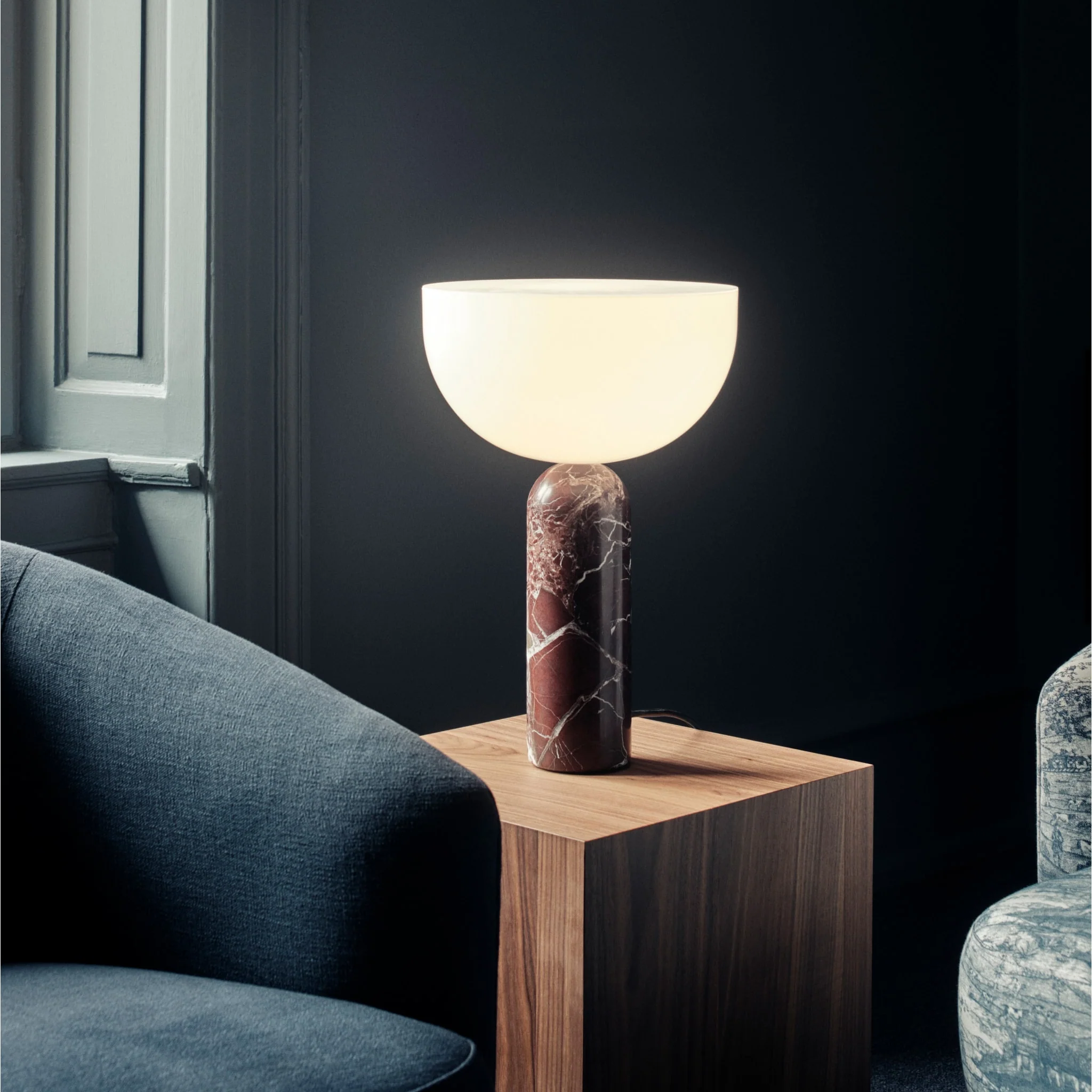 NEW WORKS Kizu Table Lamp, Rosso Levanto, Large - Image 6