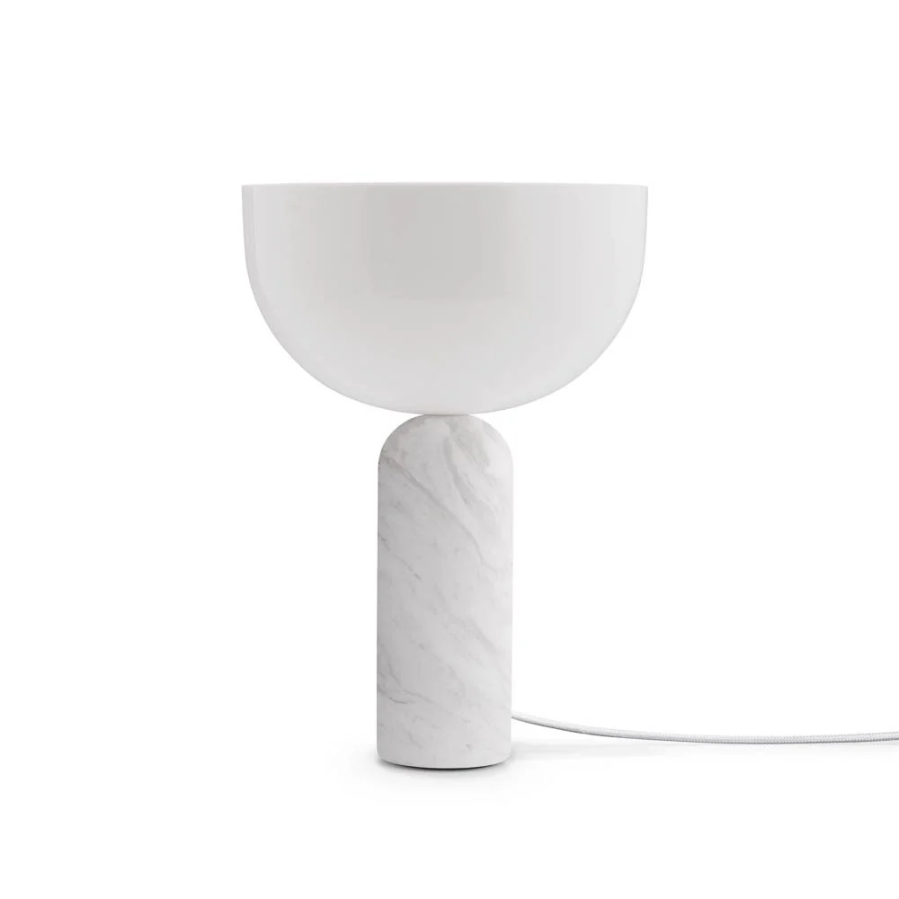 NEW WORKS Kizu Table Lamp, White Marble, Large - Image 3
