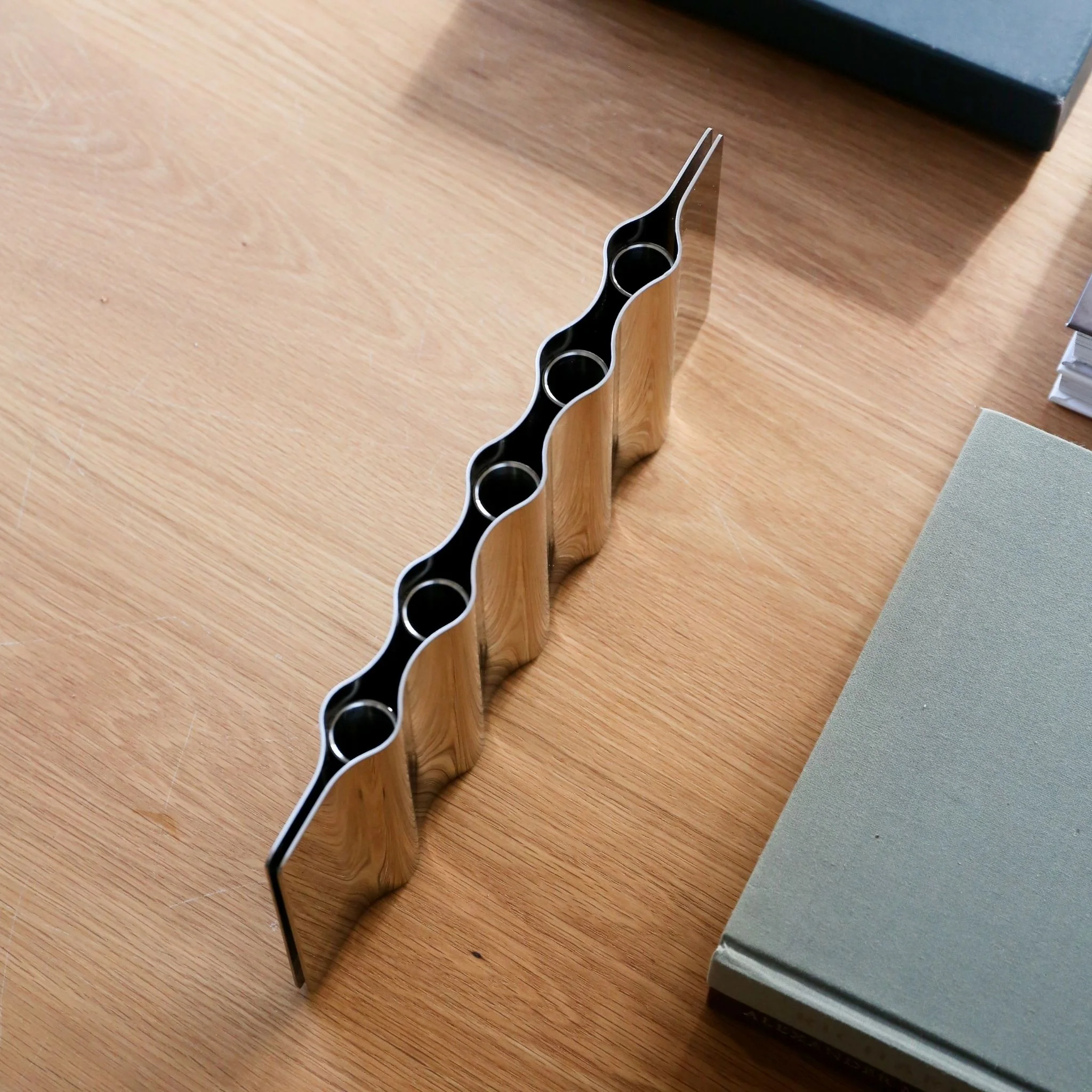 NEW WORKS Ripply Candle Holder, Stainless Steel - Image 11