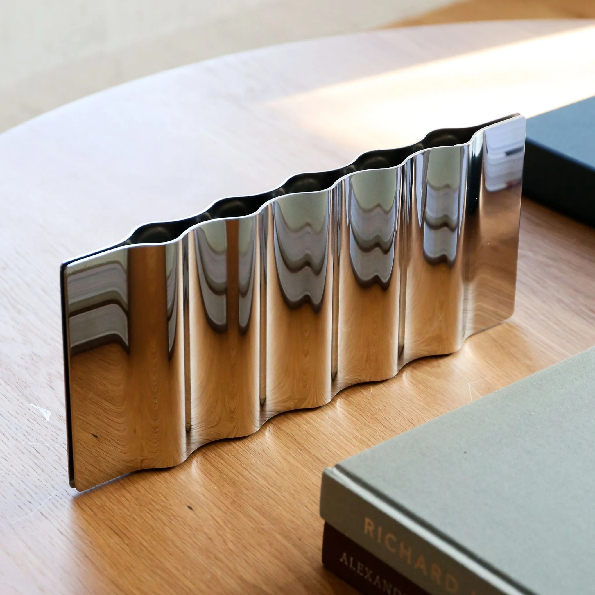 NEW WORKS Ripply Candle Holder, Stainless Steel - Image 8