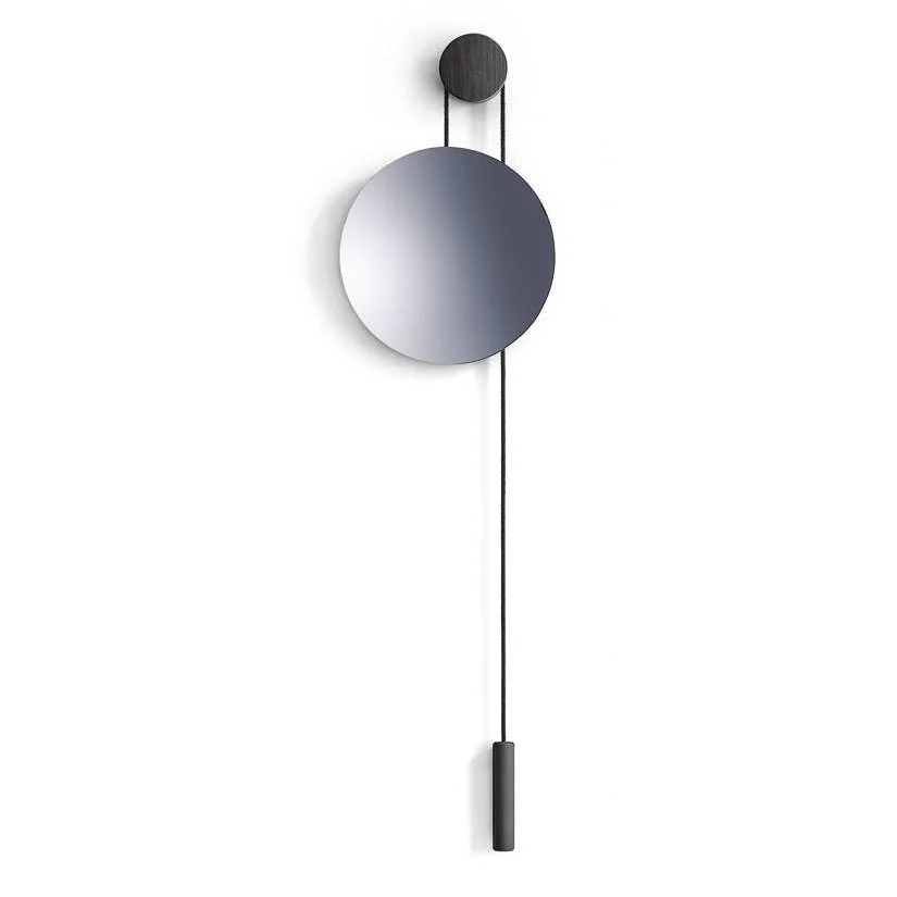 NEW WORKS Rise & Shine Wall Mirror, Burned/Steel - Image 3
