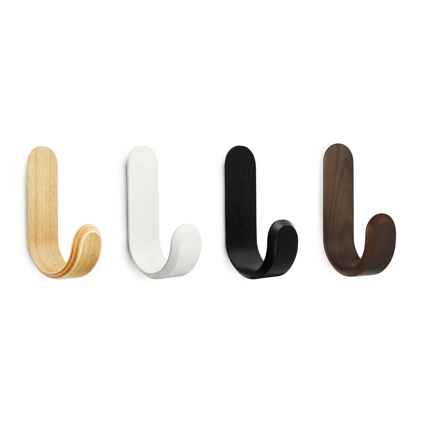 NORMANN COPENHAGEN Curve Hook, Walnut - Image 4
