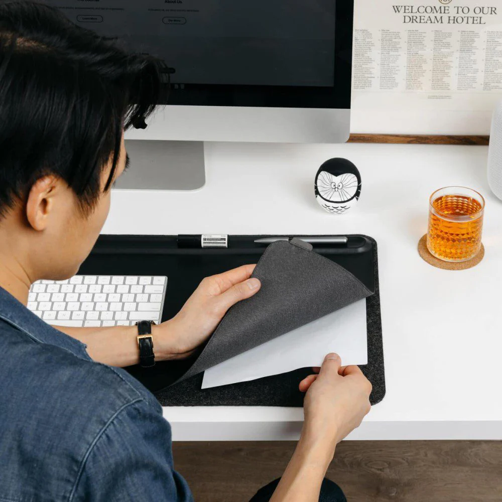 ORBITKEY Desk Mat Slim, Black - Image 3