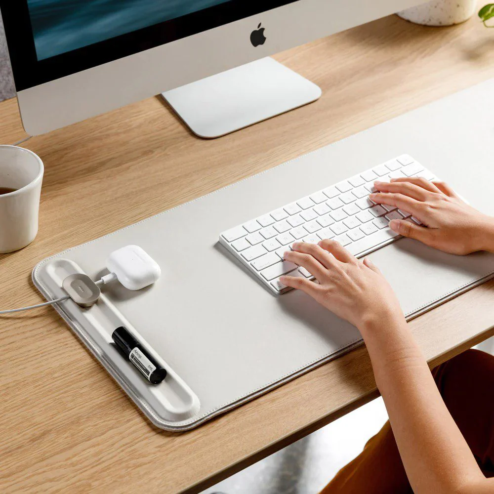 ORBITKEY Desk Mat Slim, Stone - Image 3
