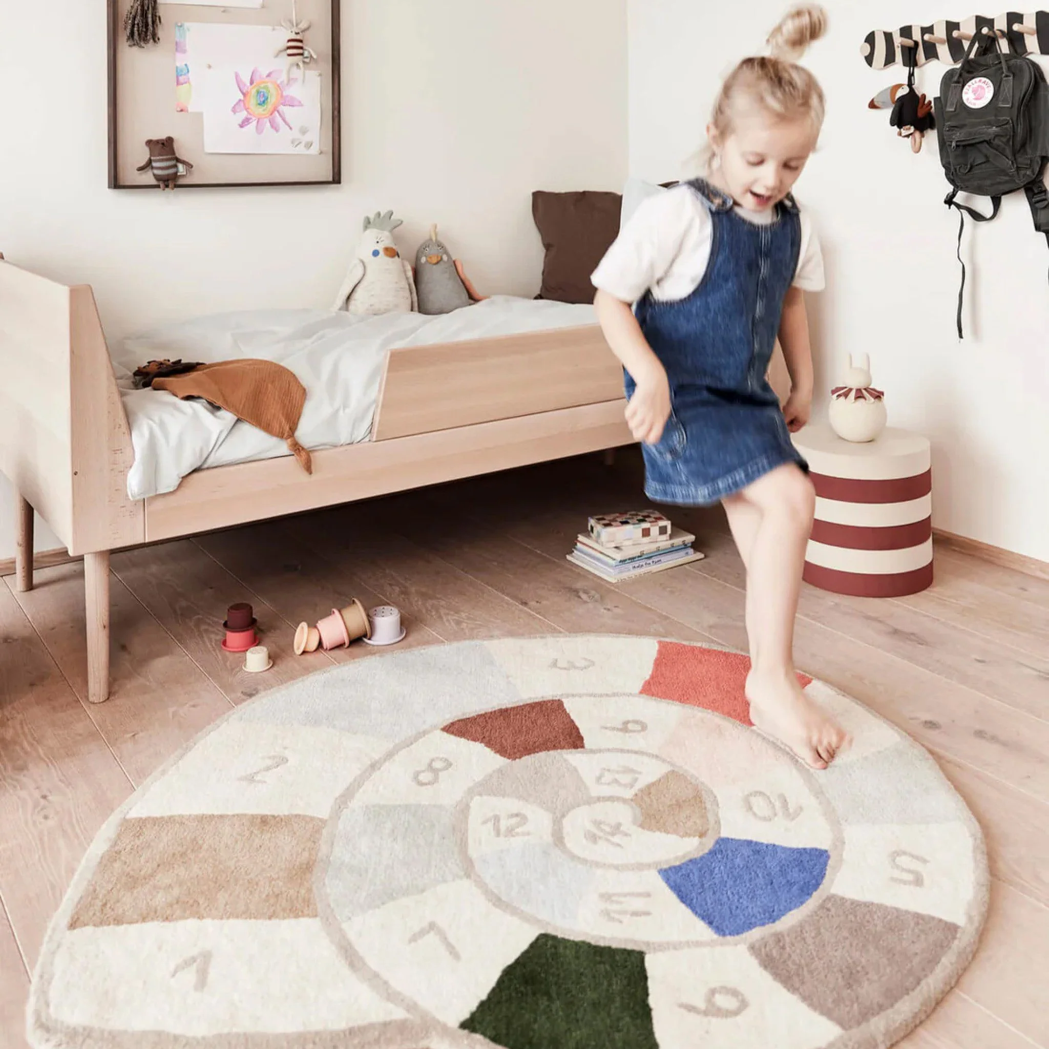 OYOY Nautilus Hopscotch Rug, Multi, Ø112cm - Image 5