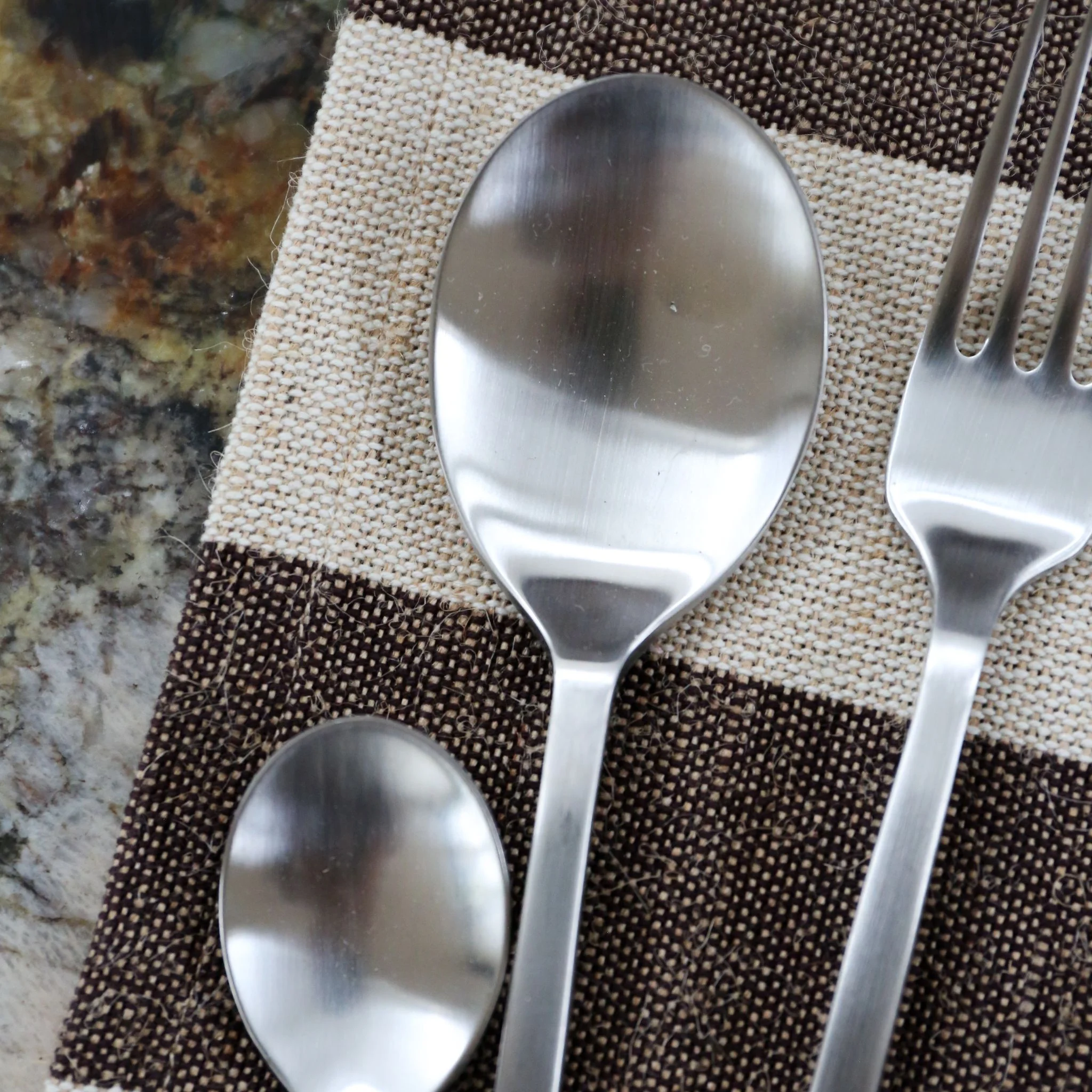 OYOY Yuka Spoon, Steel (Set of 4) - Image 4