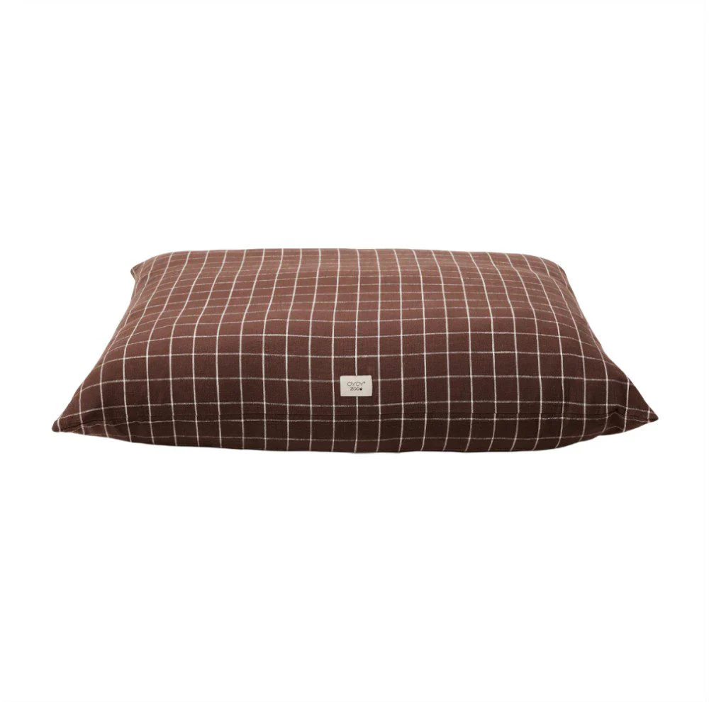 OYOY ZOO Kyoto Dog Cushion, Choc (3 Sizes) - Image 3