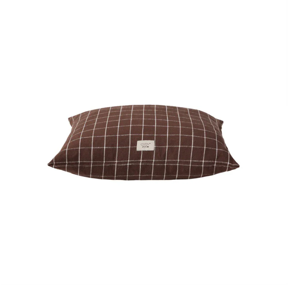 OYOY ZOO Kyoto Dog Cushion, Choc (3 Sizes) - Image 6