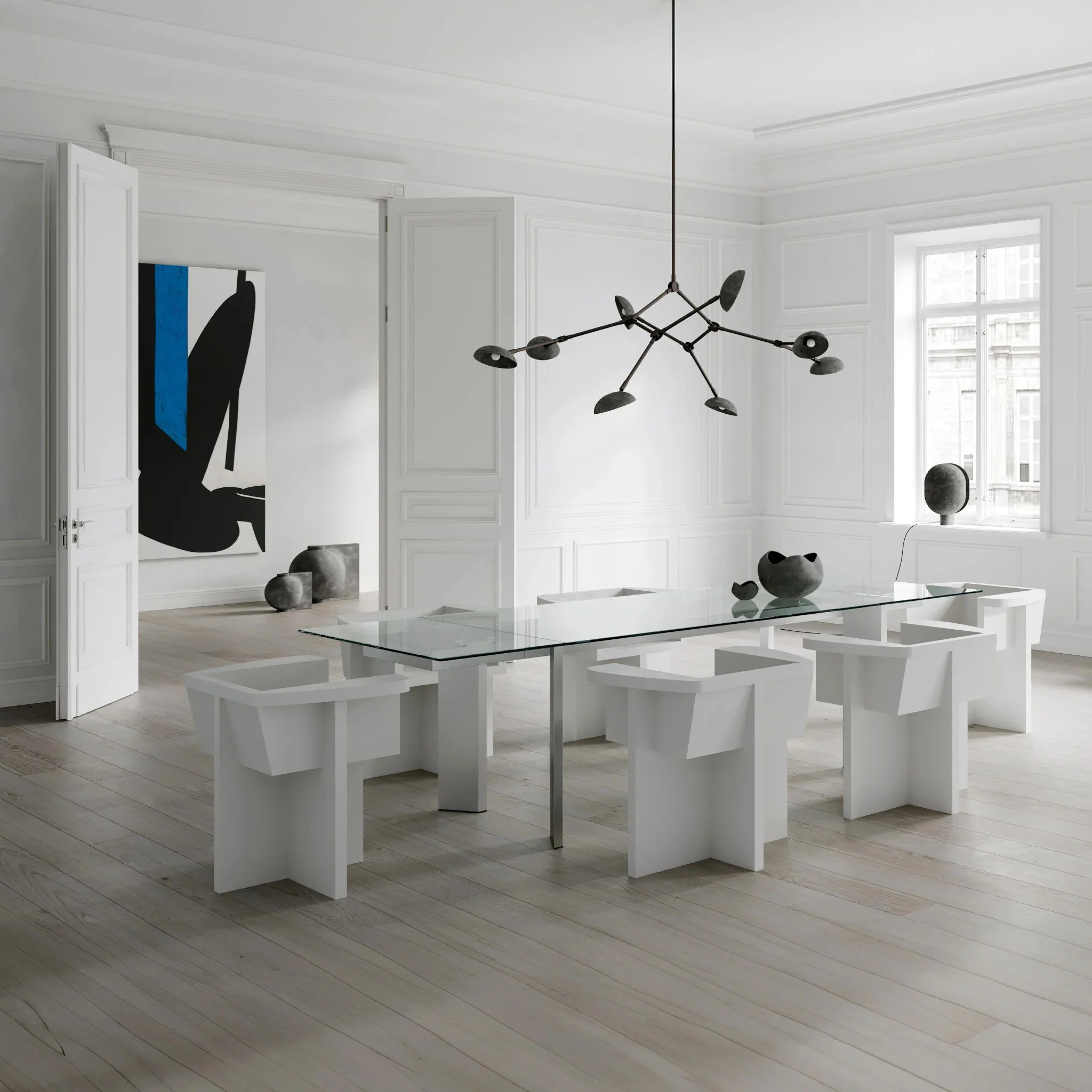 PRE-ORDER │ 101 COPENHAGEN Brutus Dining Chair, Bone White - Image 2