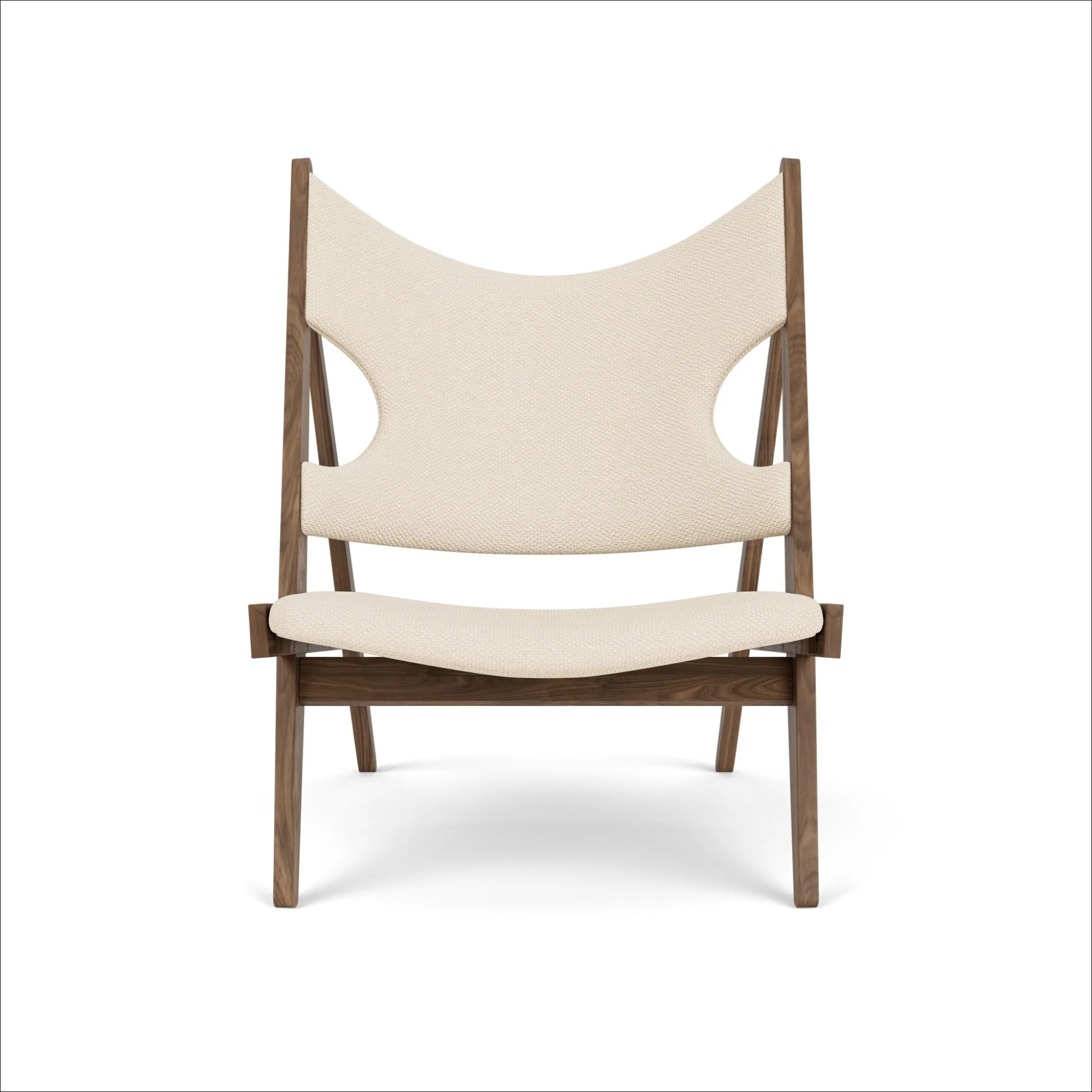 PRE-ORDER │ AUDO CPH Knitting Lounge Chair, Walnut/Logan Jasmine Upholstery - Image 2