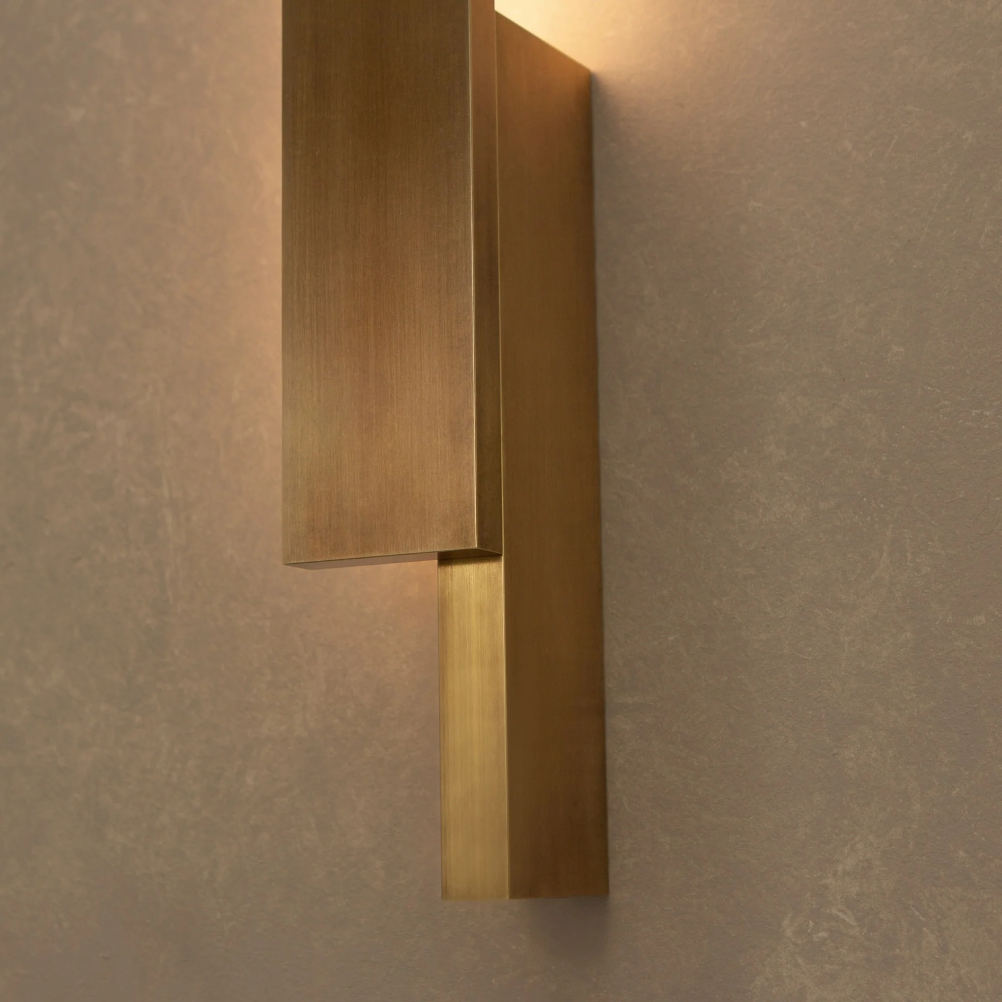 PRE-ORDER │ BEN-TOVIM DESIGN Bloc Wall Sconce, Left, Aged Brass - Image 2