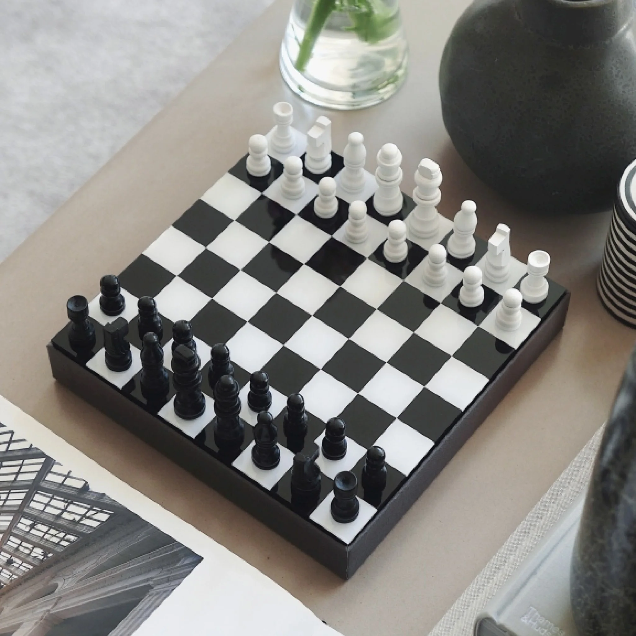 PRINTWORKS Classic Games Art of Chess, Black - Image 4